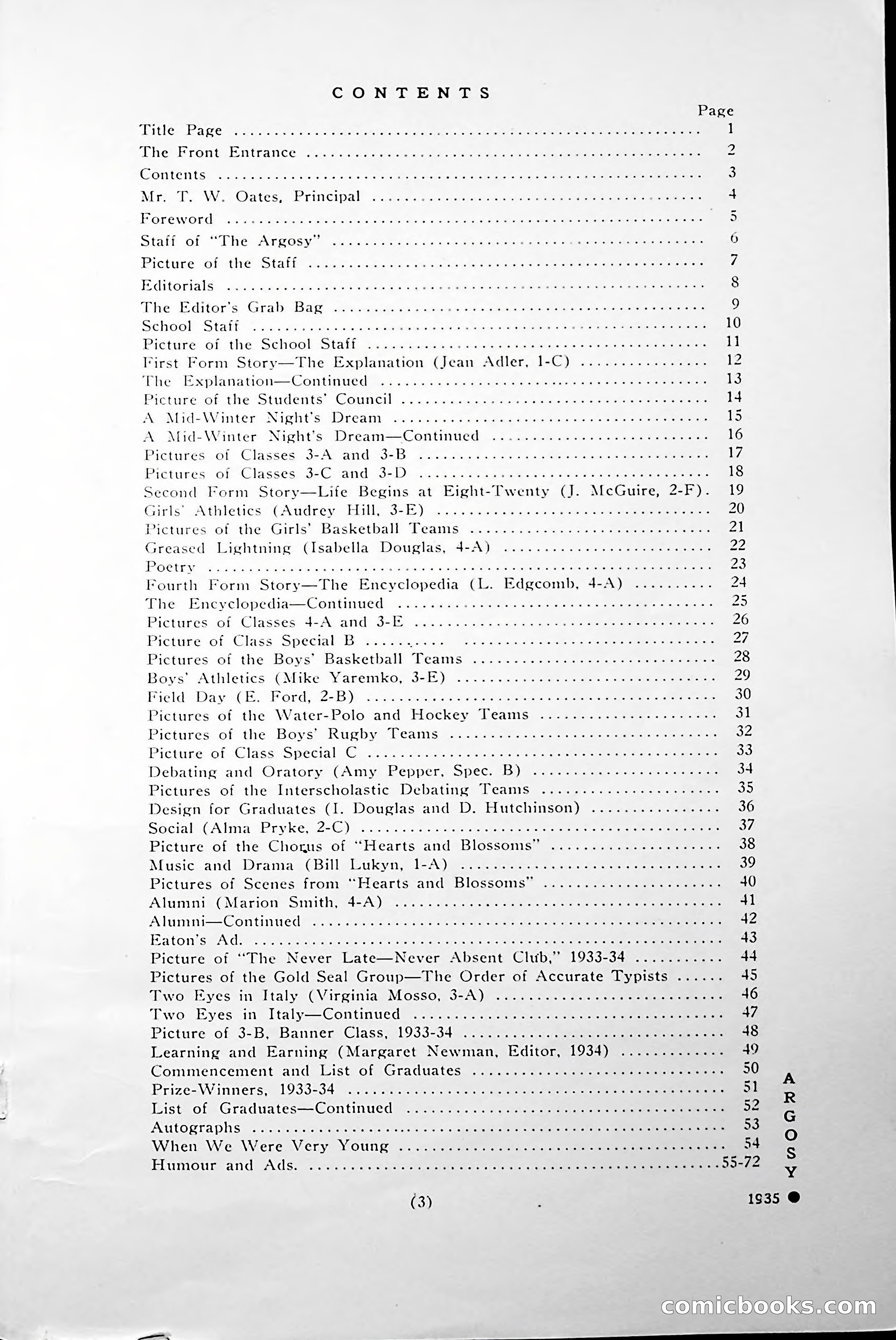 The Argosy, 1946 — page 5 of 100