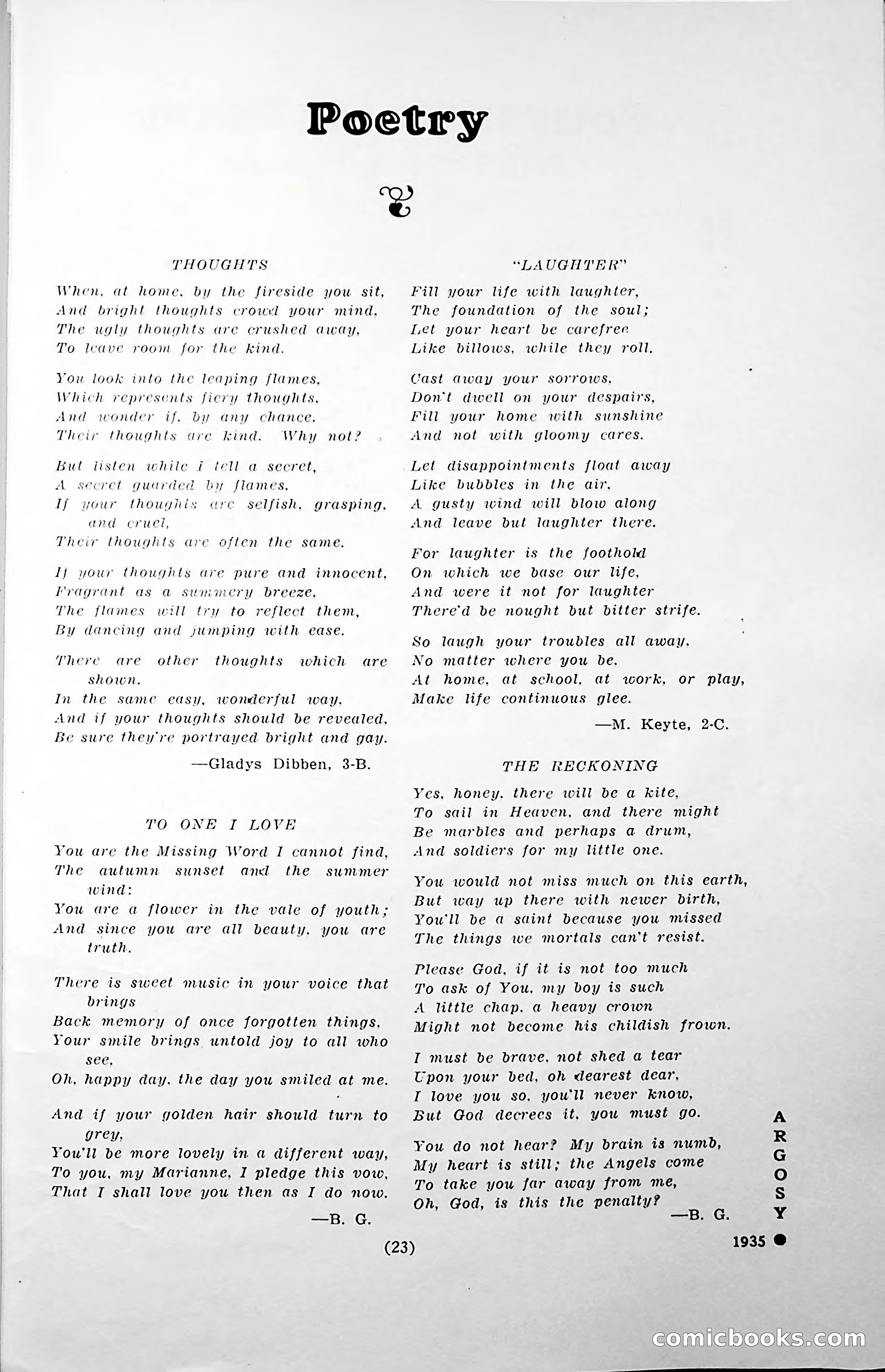 The Argosy, 1946 — page 25 of 100