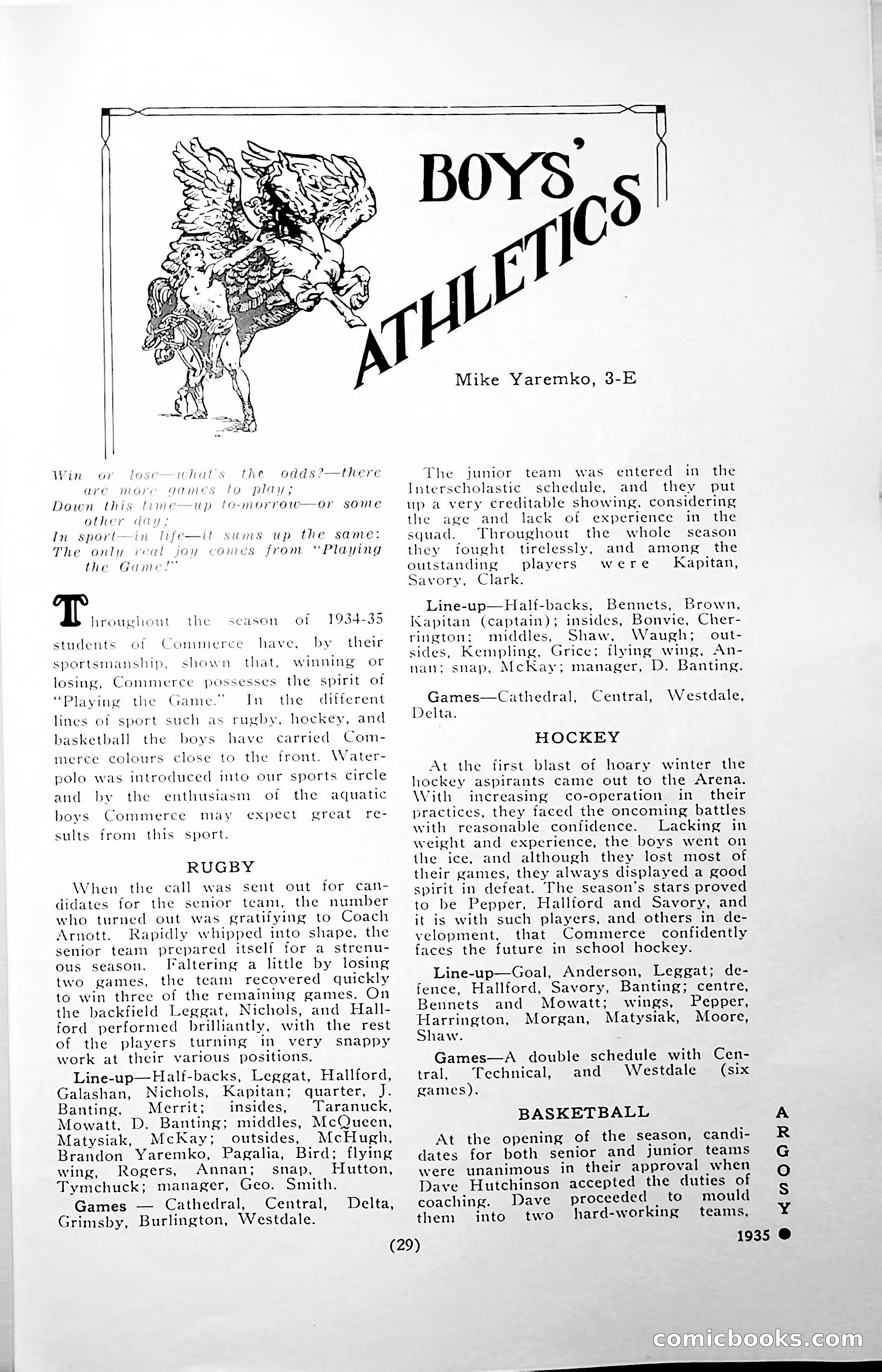 The Argosy, 1946 — page 31 of 100