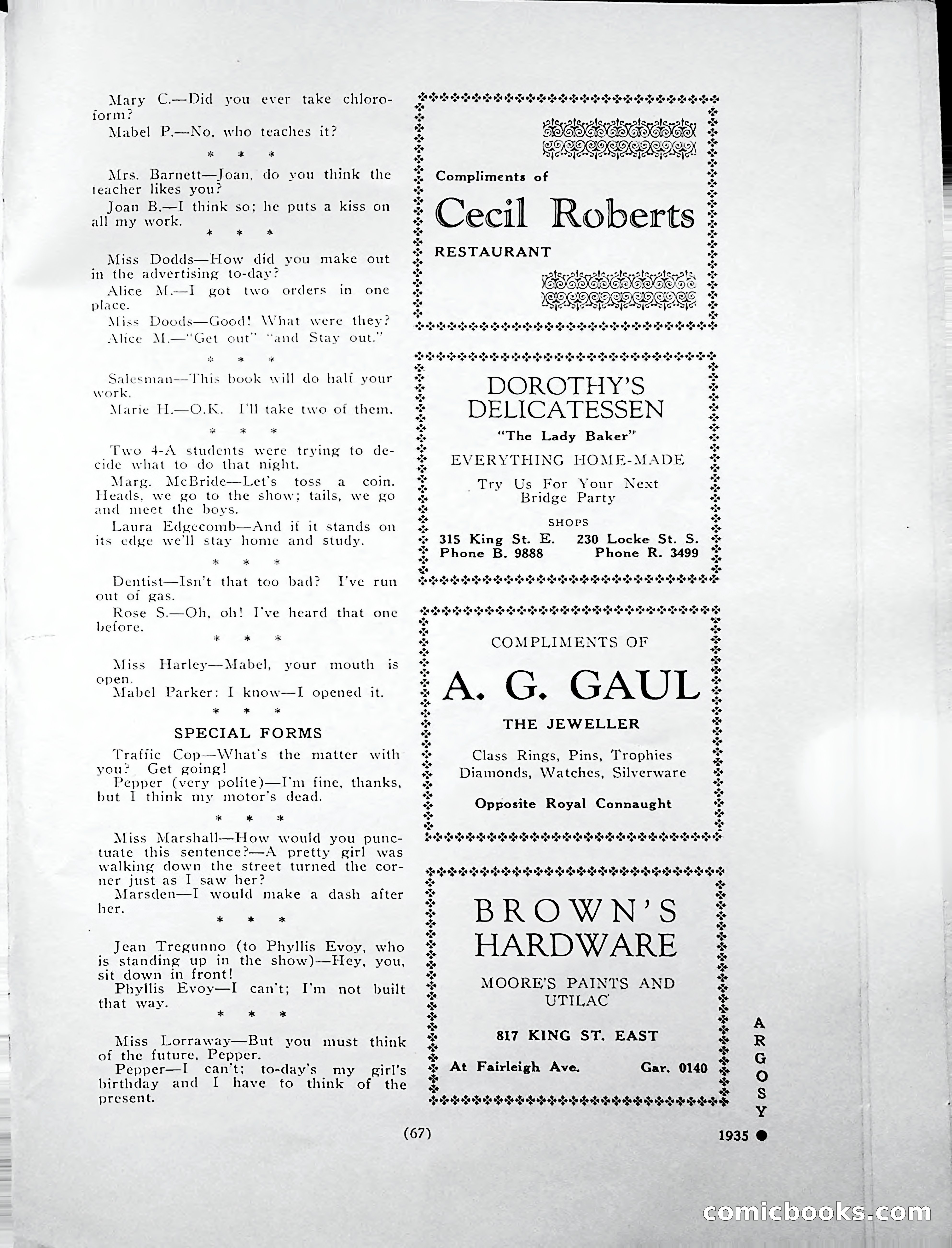 The Argosy, 1946 — page 71 of 100
