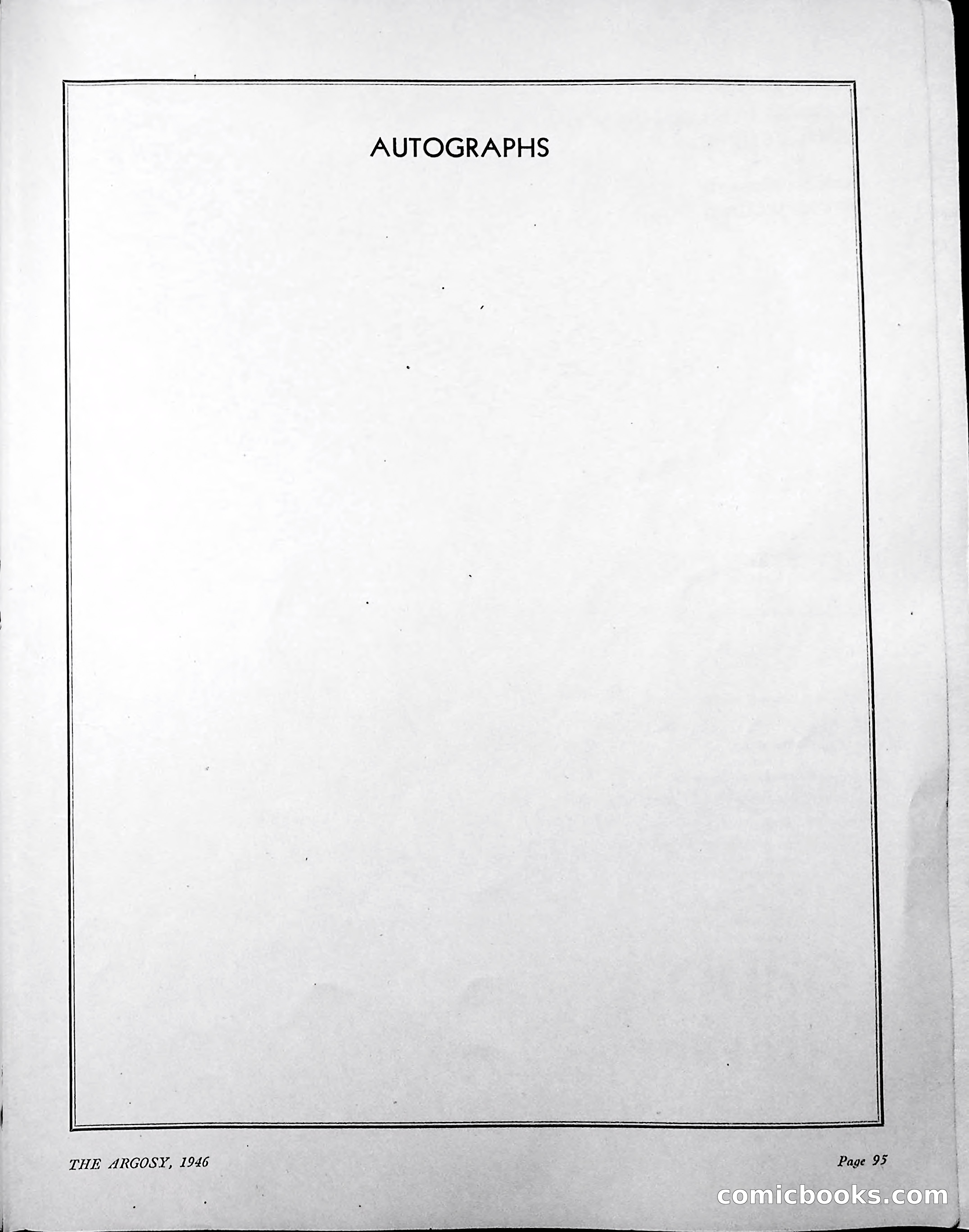 The Argosy, 1946 — page 97 of 100