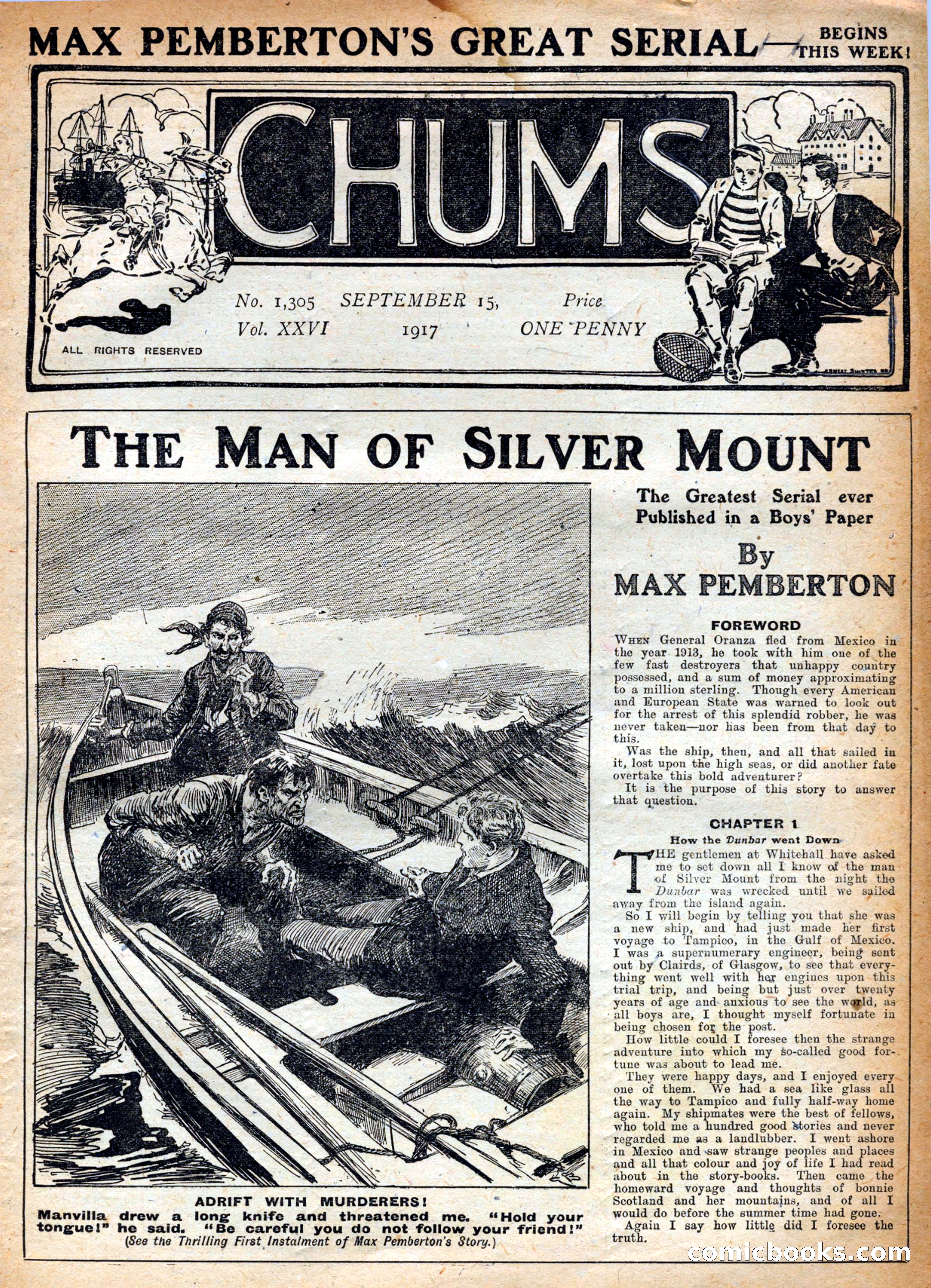 Chums, Vol. XXVI, No. 1305