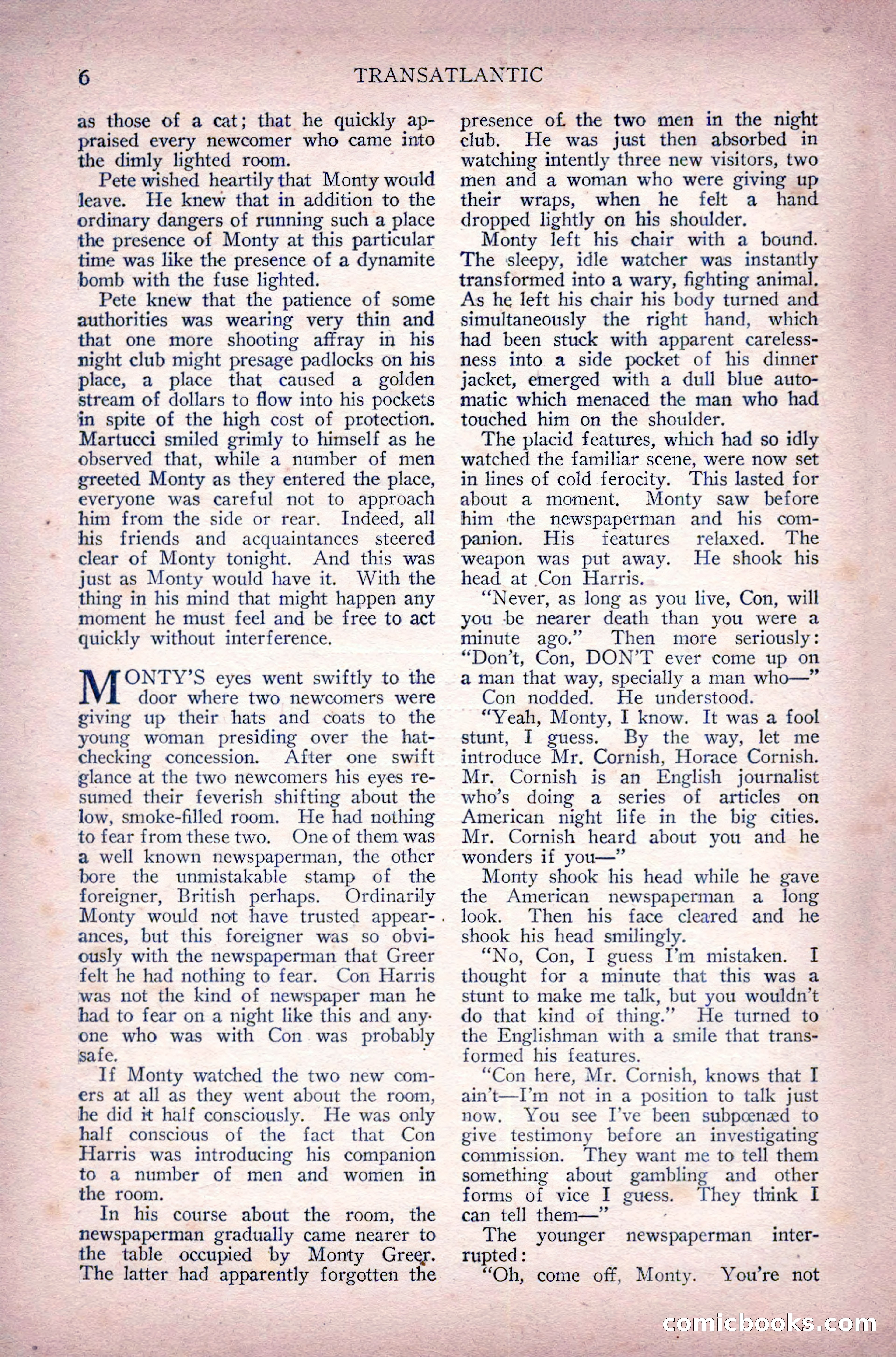Complete Movie Novel Magazine, August 1931 — page 6 of 148