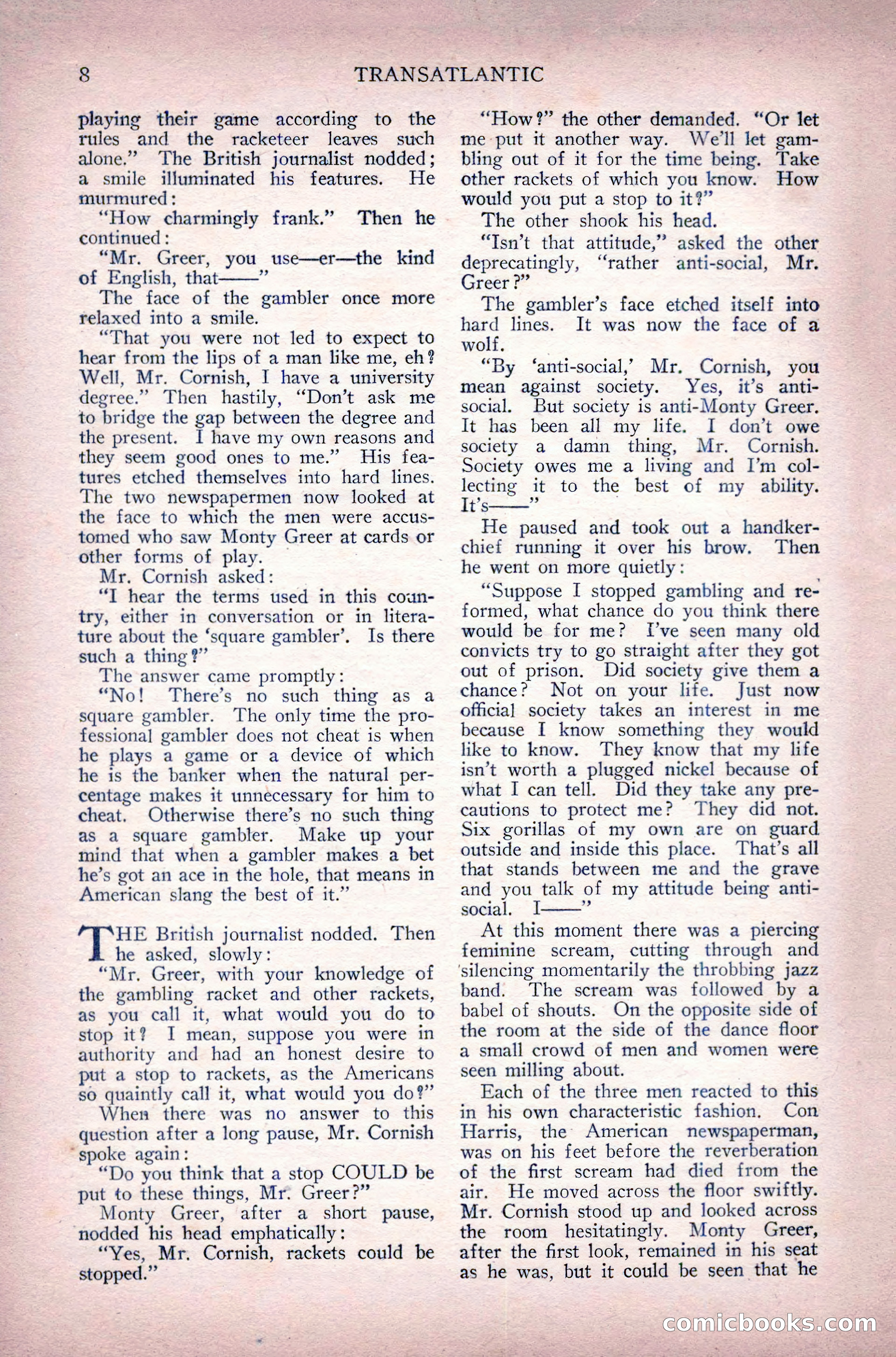 Complete Movie Novel Magazine, August 1931 — page 8 of 148