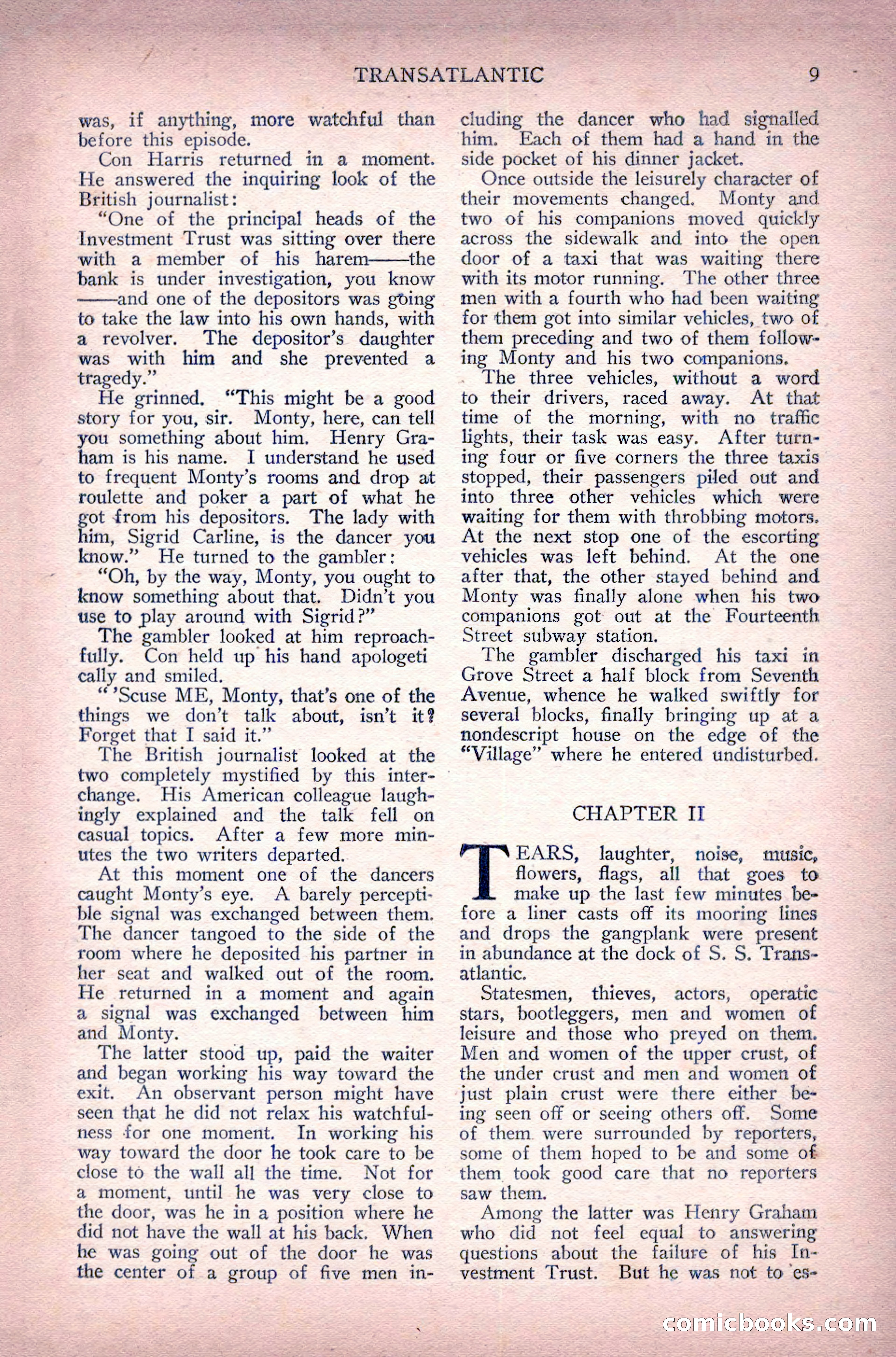 Complete Movie Novel Magazine, August 1931 — page 9 of 148