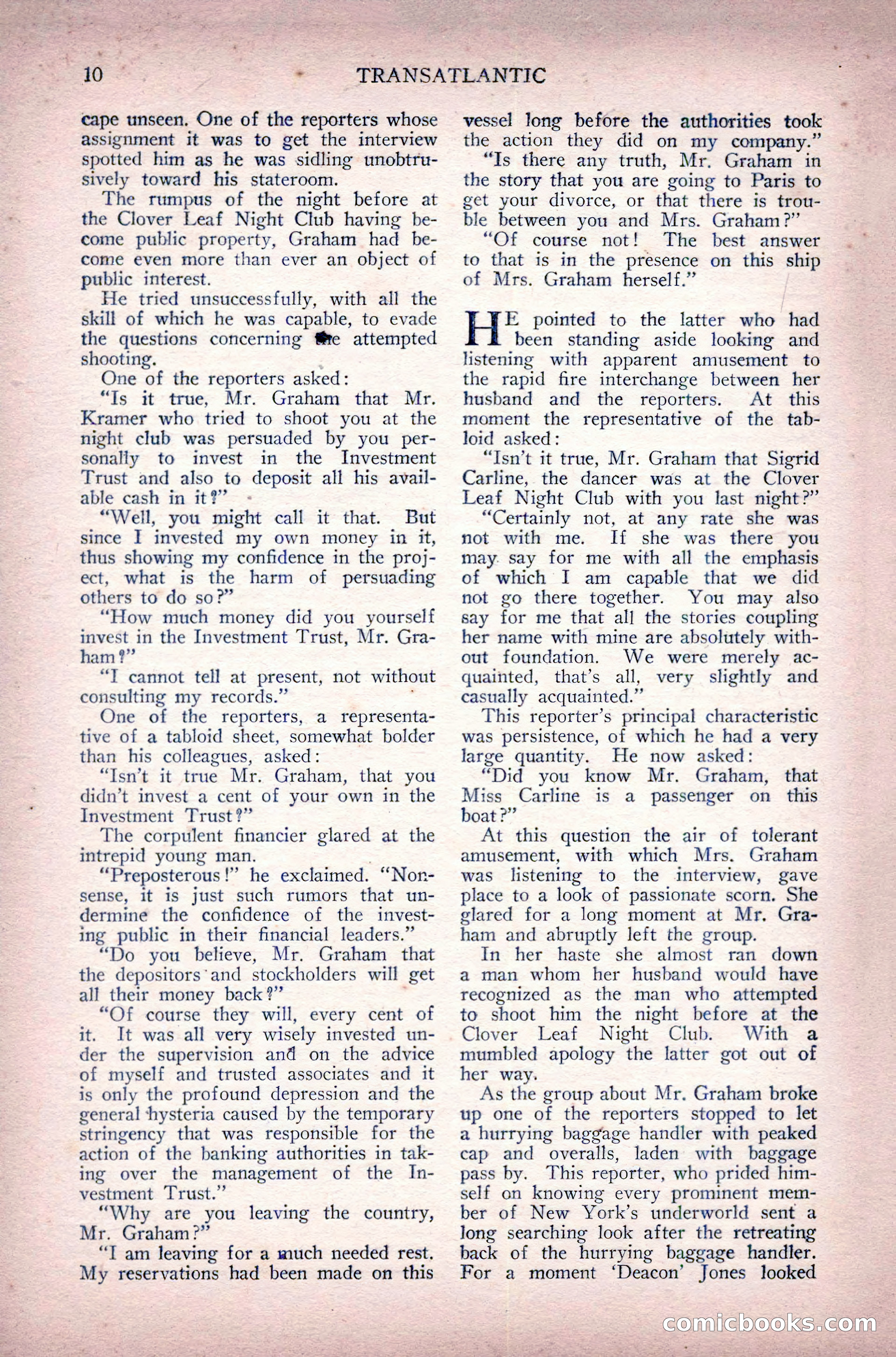 Complete Movie Novel Magazine, August 1931 — page 10 of 148