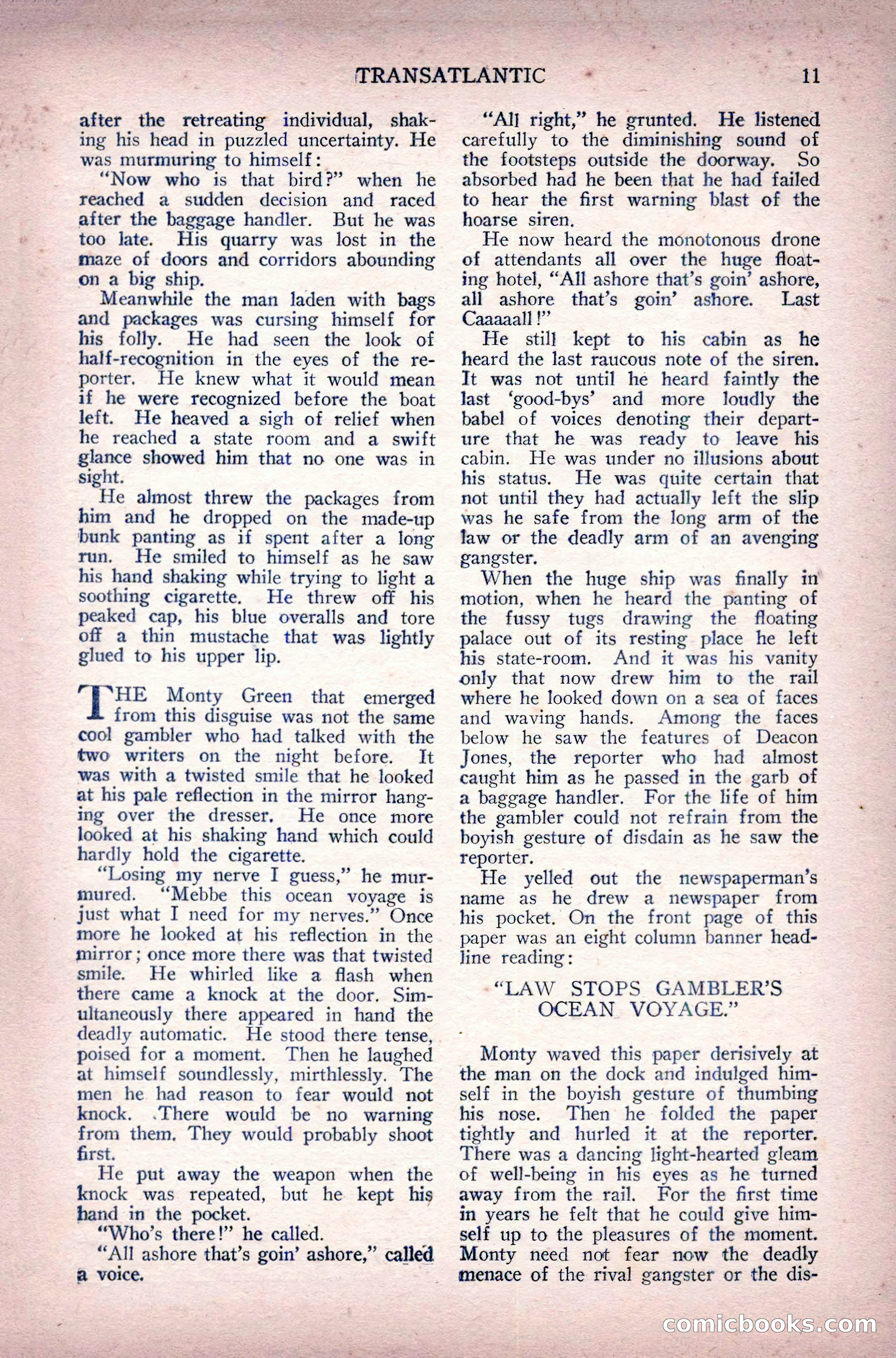 Complete Movie Novel Magazine, August 1931 — page 11 of 148