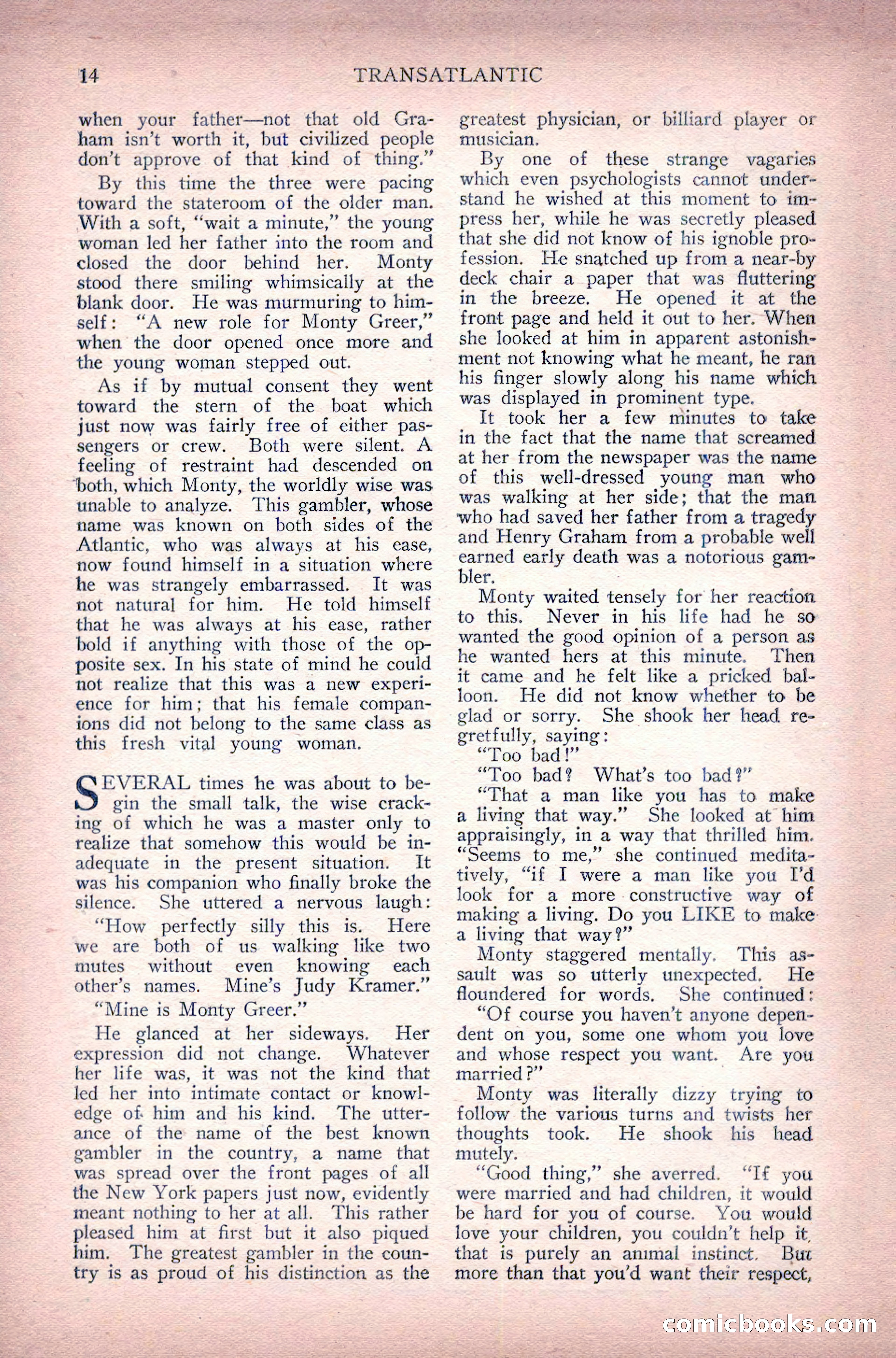 Complete Movie Novel Magazine, August 1931 — page 14 of 148
