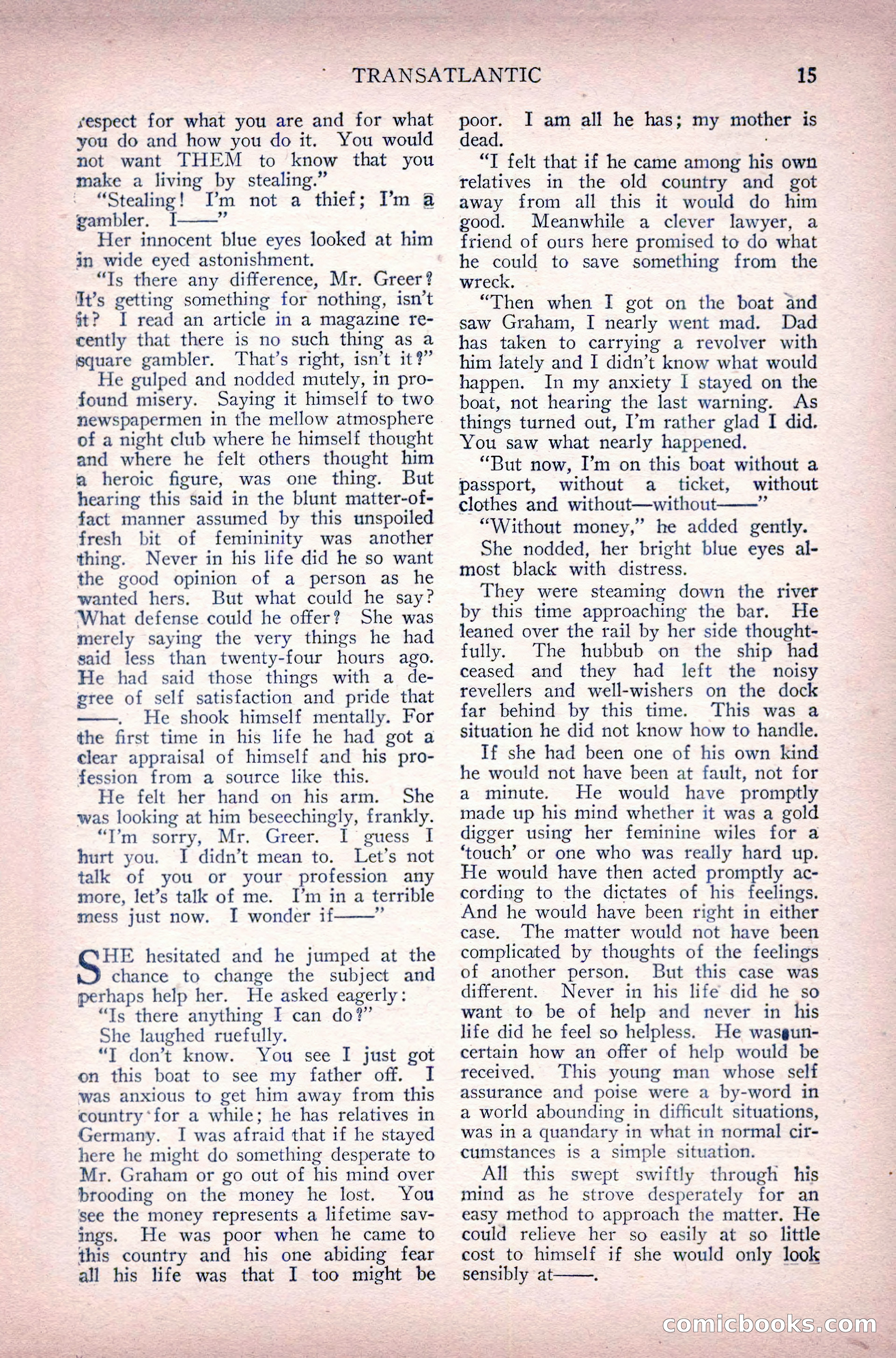 Complete Movie Novel Magazine, August 1931 — page 15 of 148