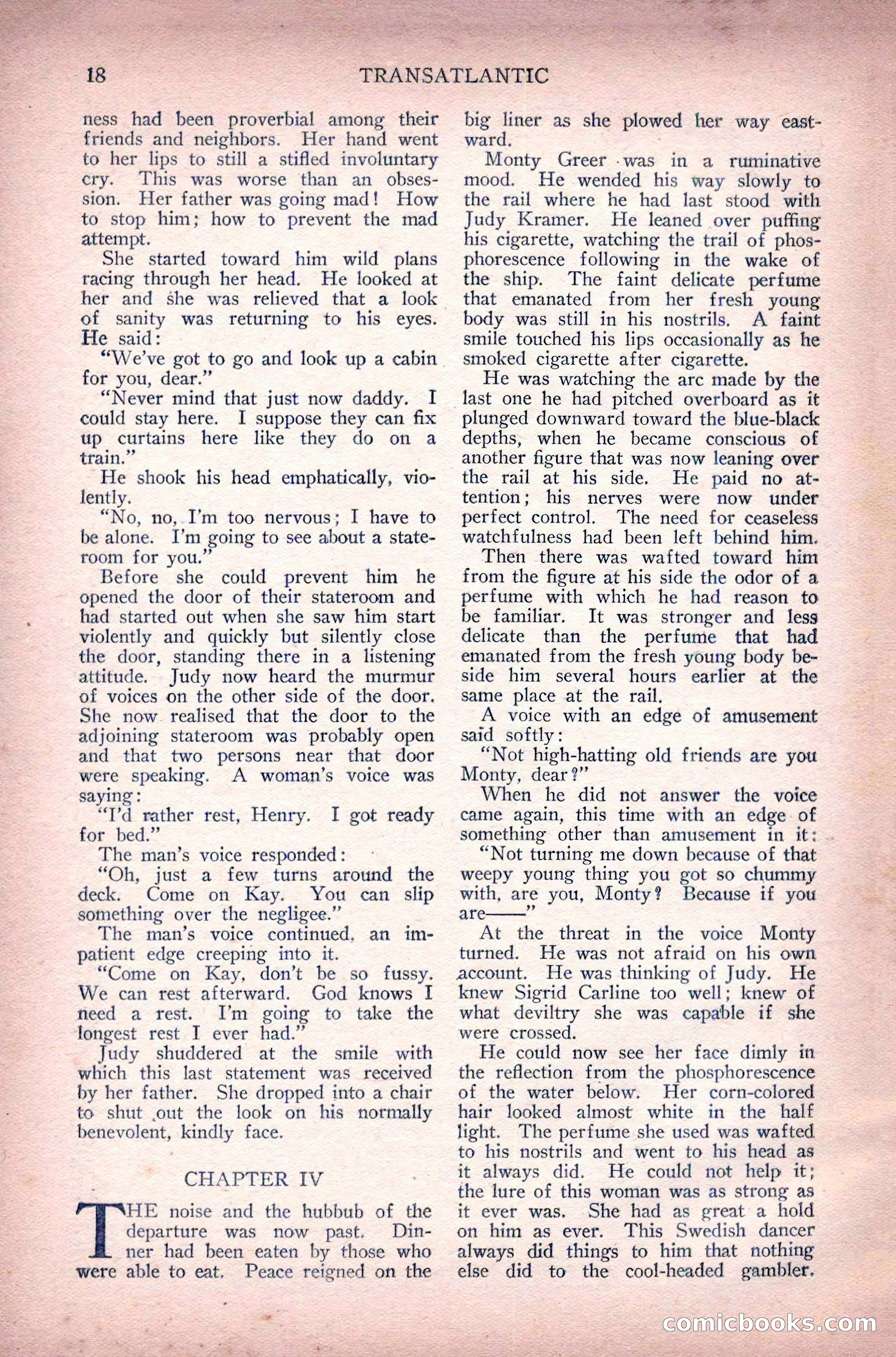 Complete Movie Novel Magazine, August 1931 — page 18 of 148