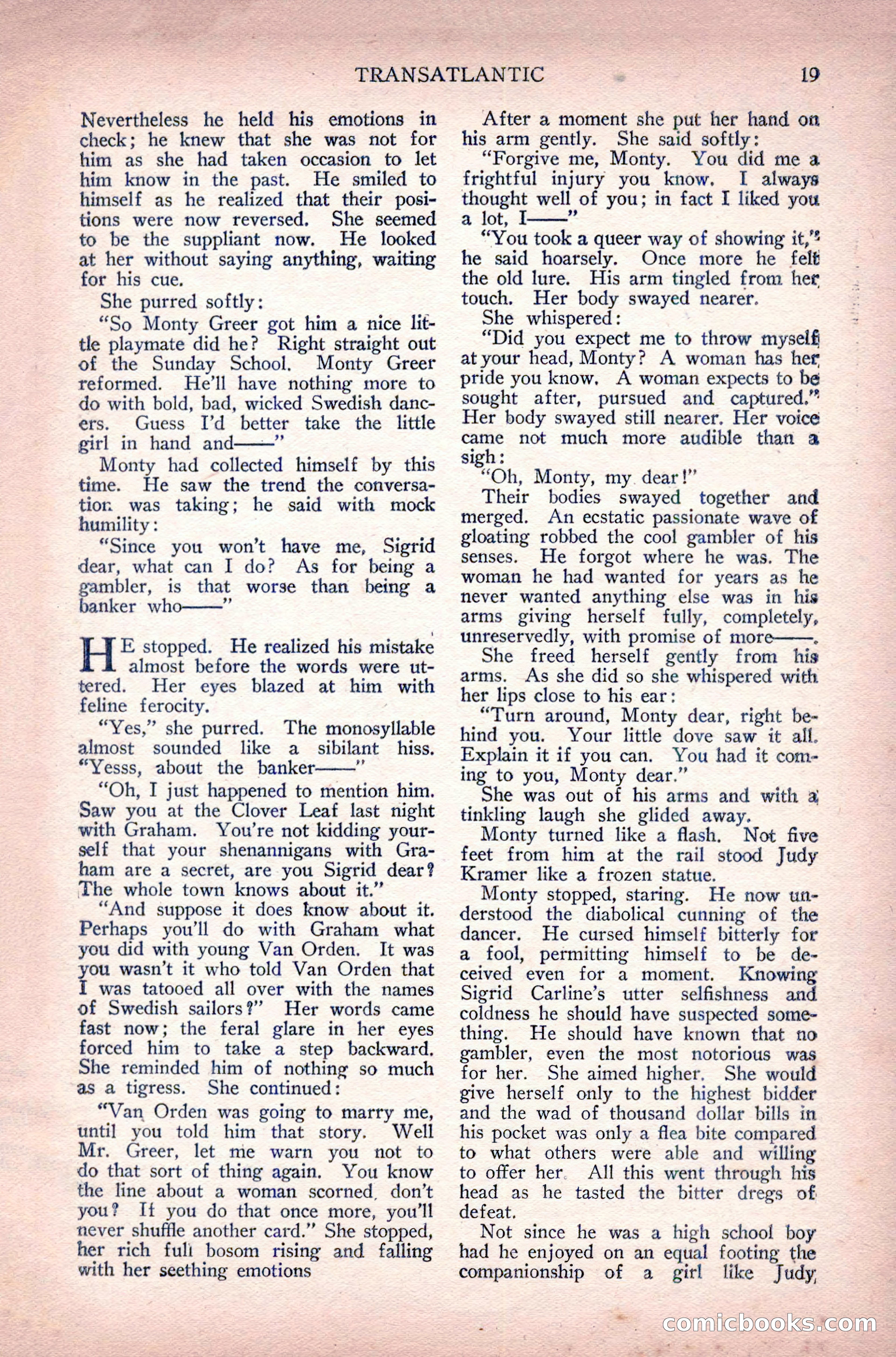 Complete Movie Novel Magazine, August 1931 — page 19 of 148