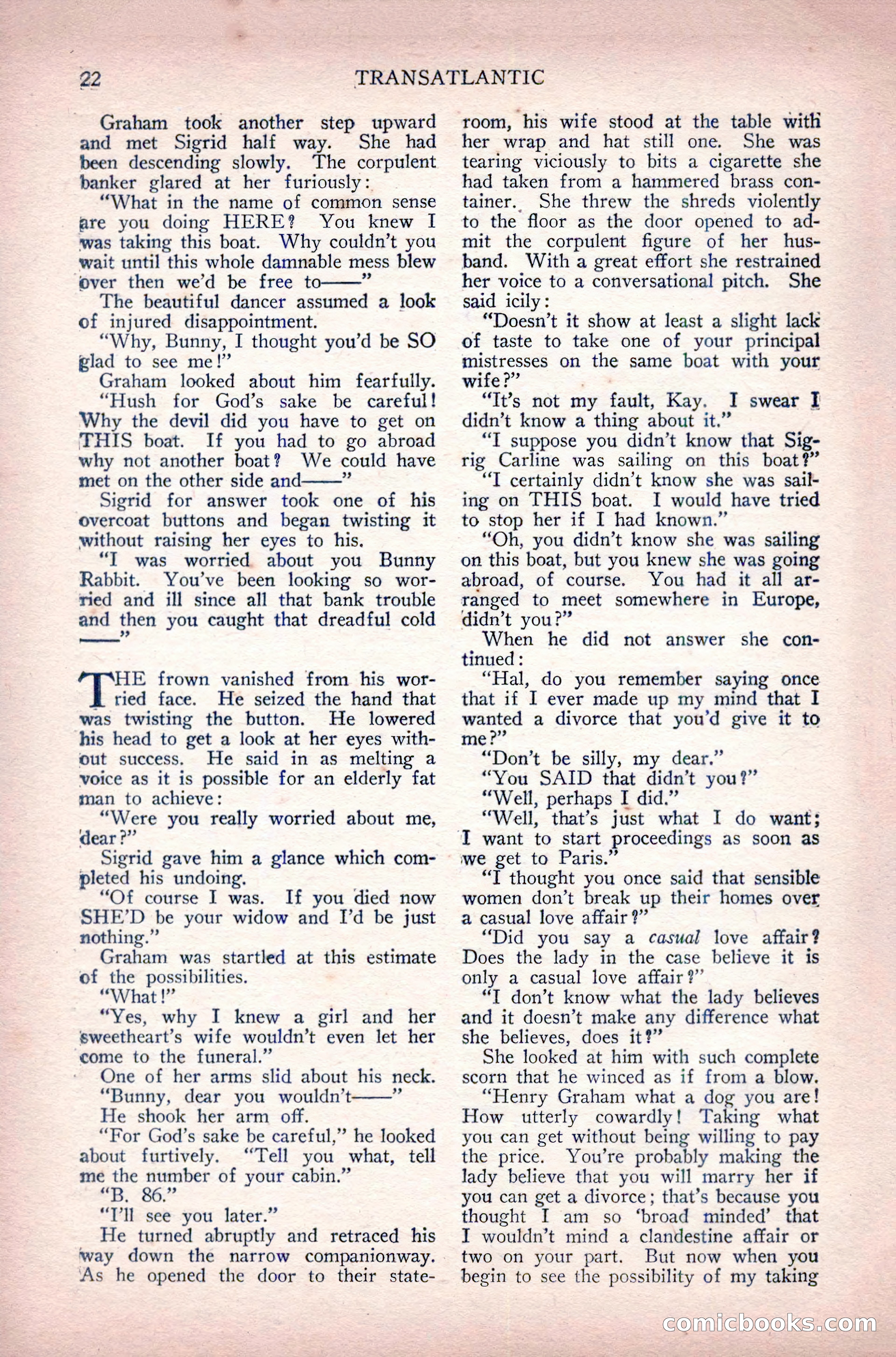 Complete Movie Novel Magazine, August 1931 — page 22 of 148