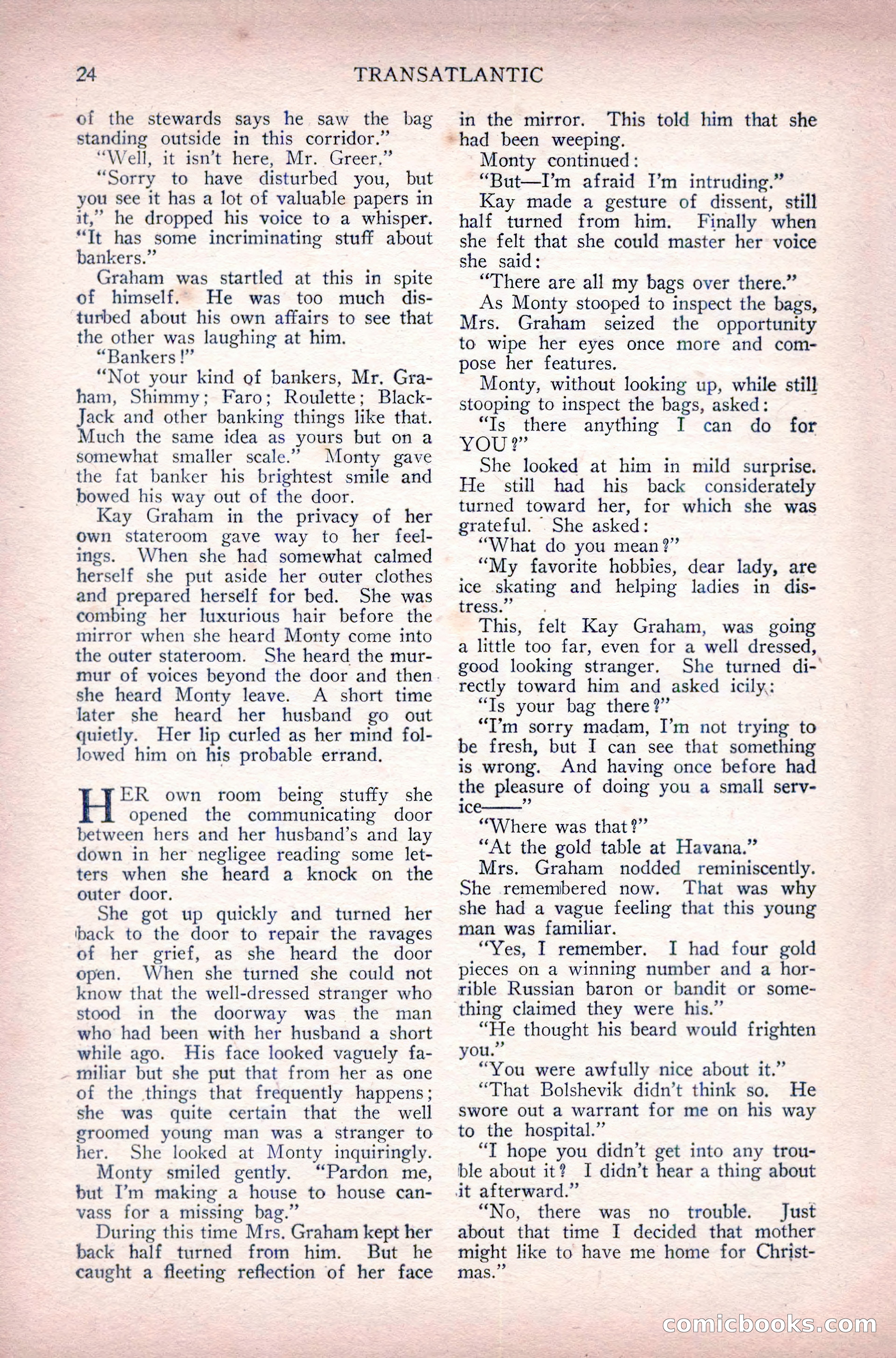 Complete Movie Novel Magazine, August 1931 — page 24 of 148