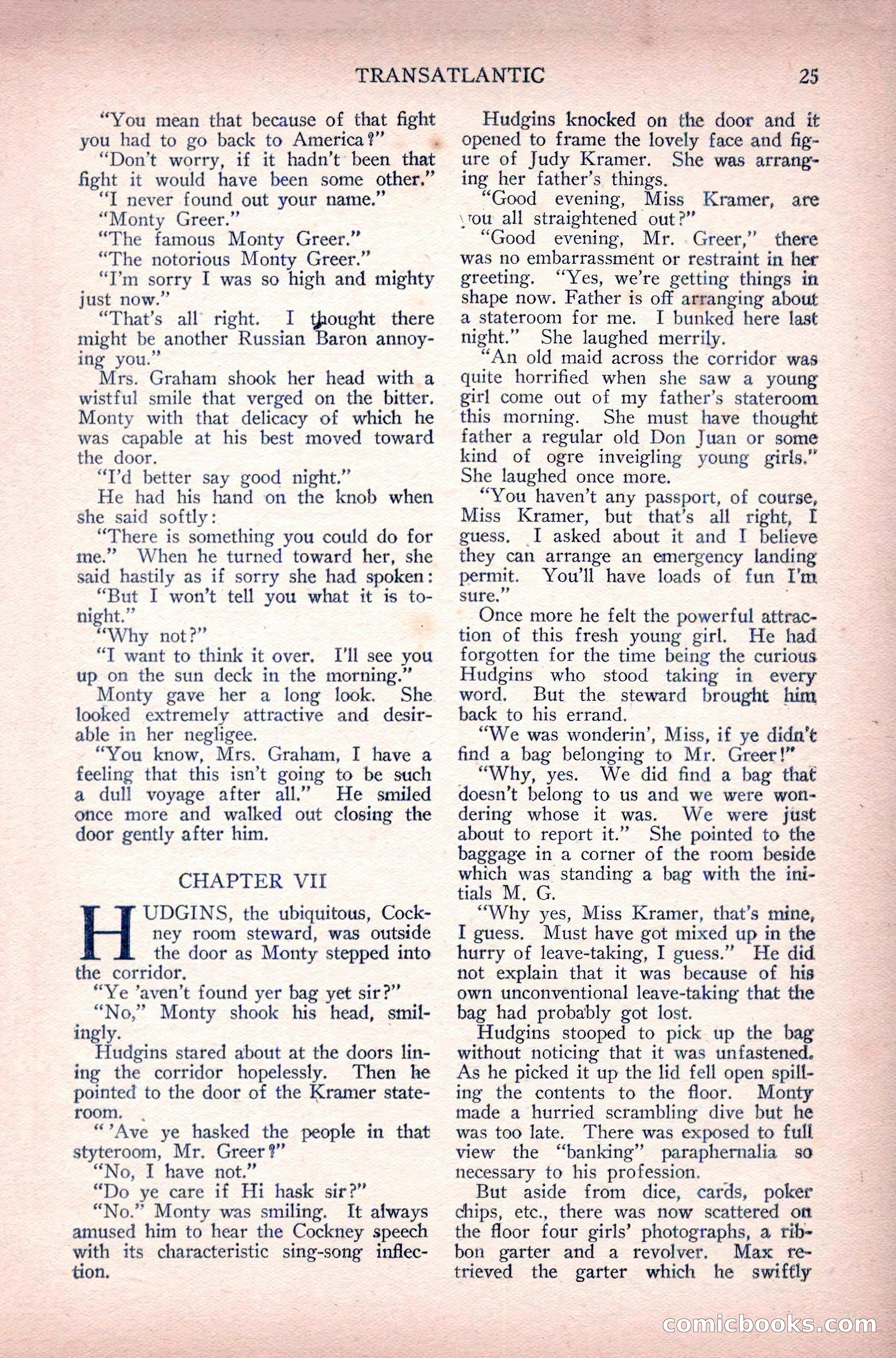 Complete Movie Novel Magazine, August 1931 — page 25 of 148