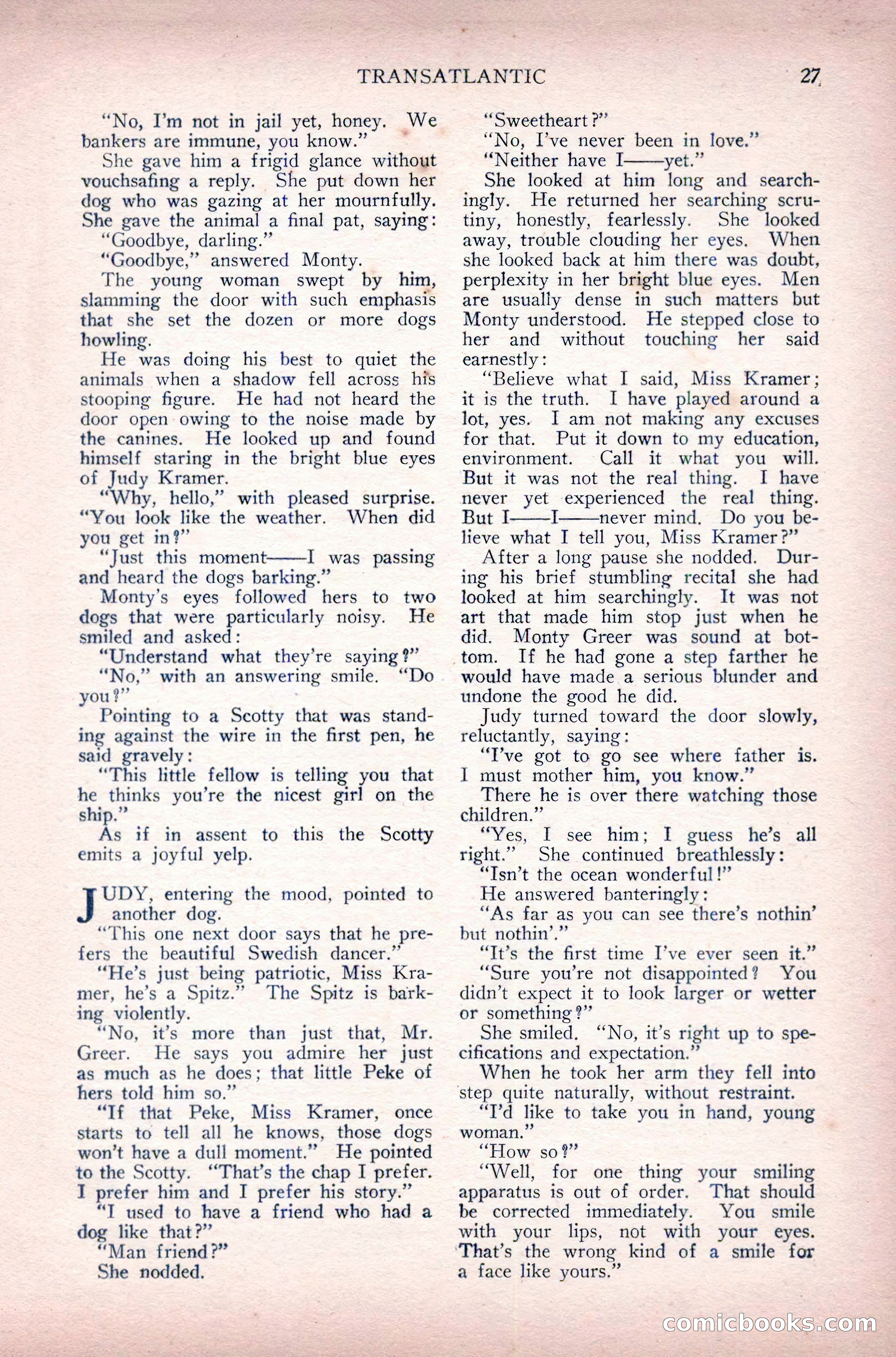 Complete Movie Novel Magazine, August 1931 — page 27 of 148
