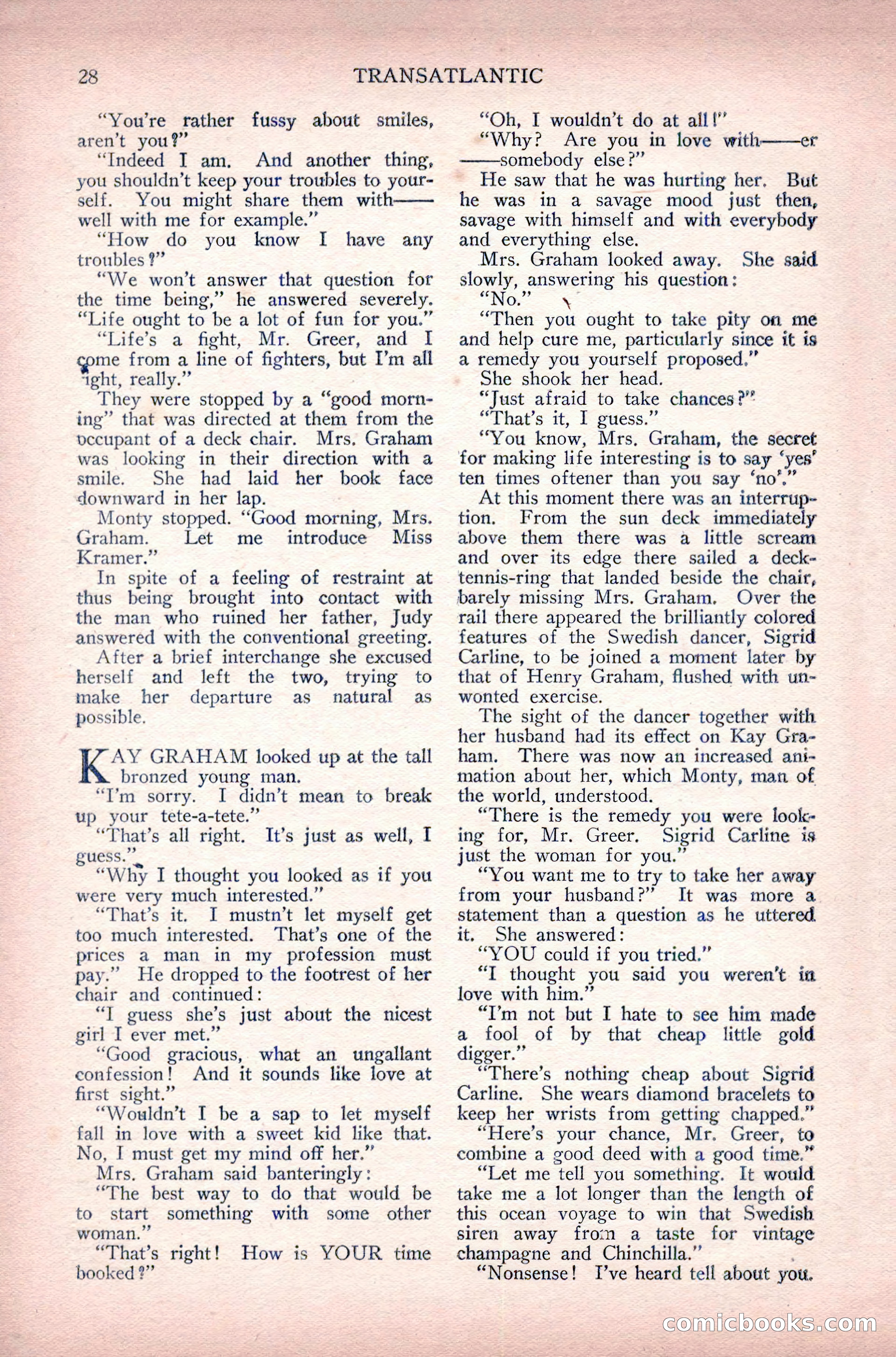 Complete Movie Novel Magazine, August 1931 — page 28 of 148