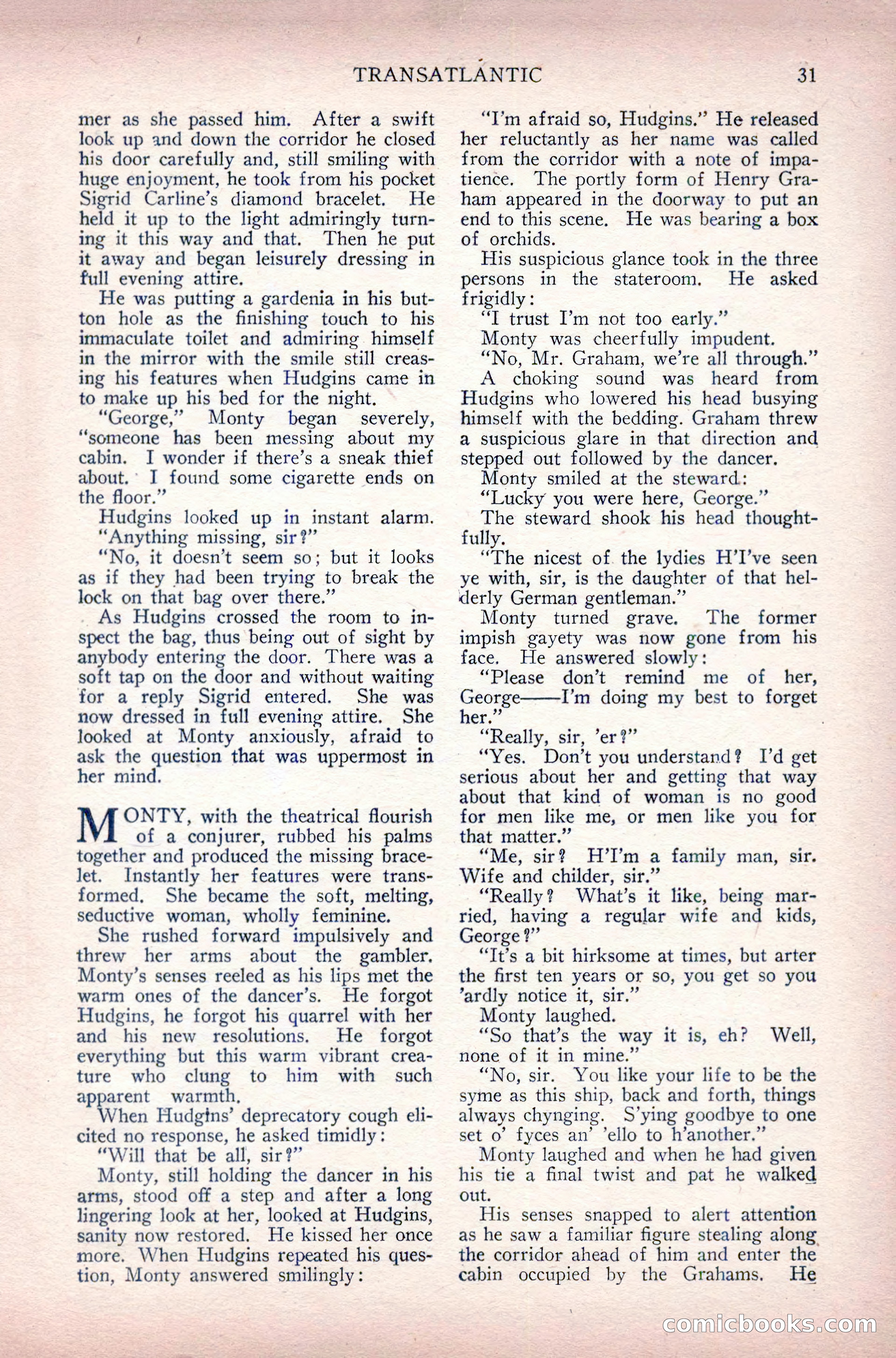 Complete Movie Novel Magazine, August 1931 — page 31 of 148