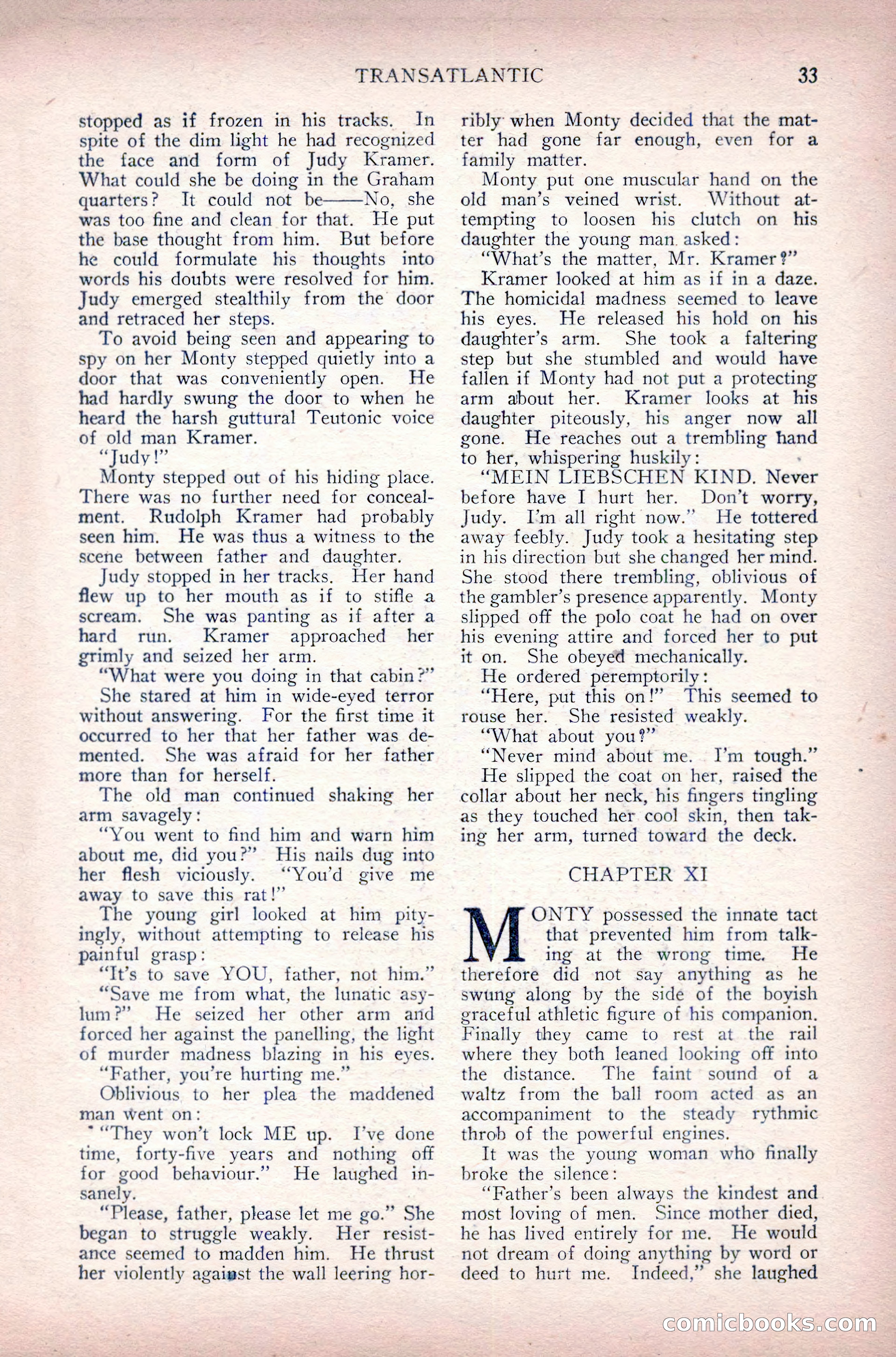Complete Movie Novel Magazine, August 1931 — page 33 of 148