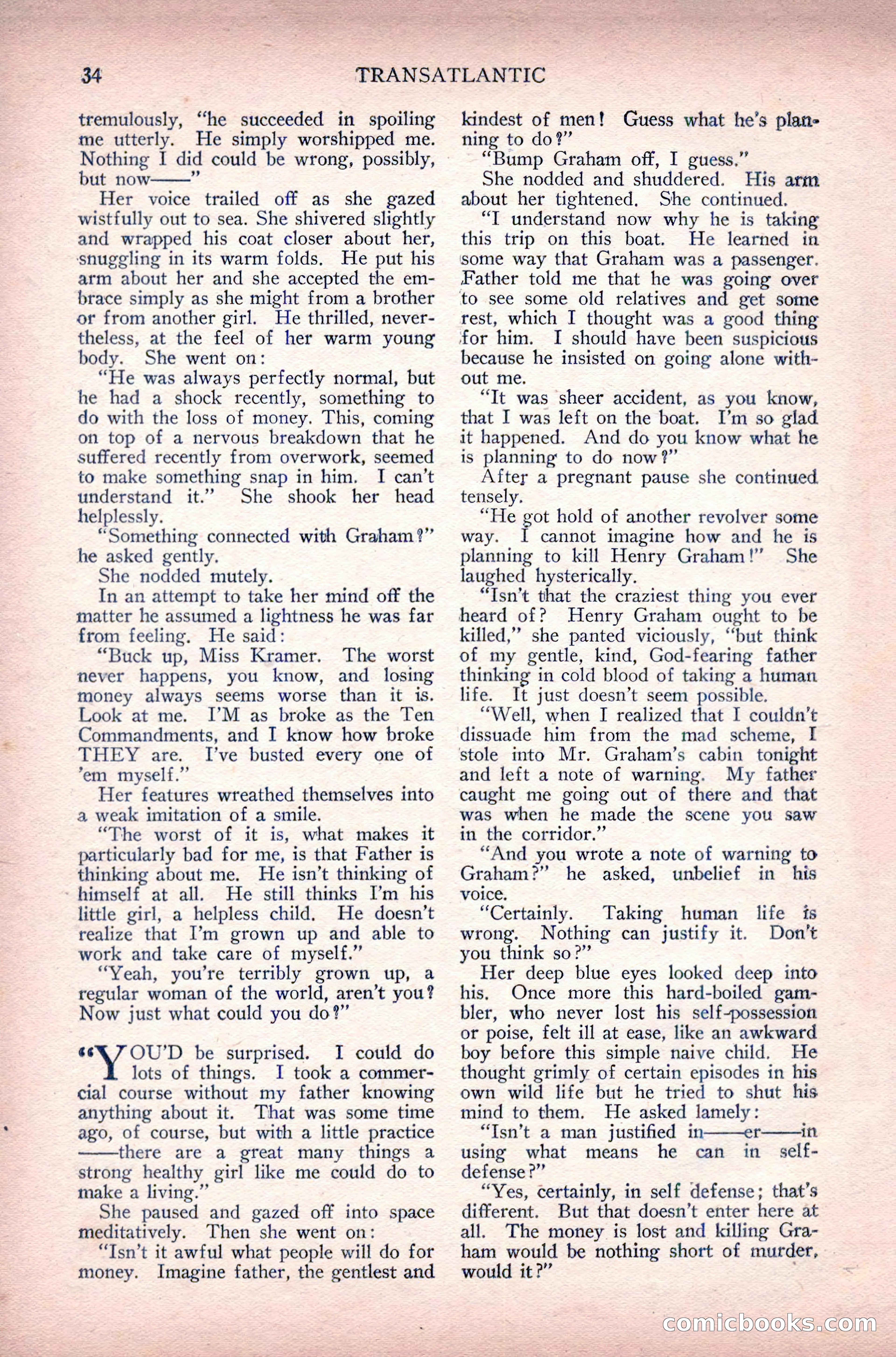 Complete Movie Novel Magazine, August 1931 — page 34 of 148