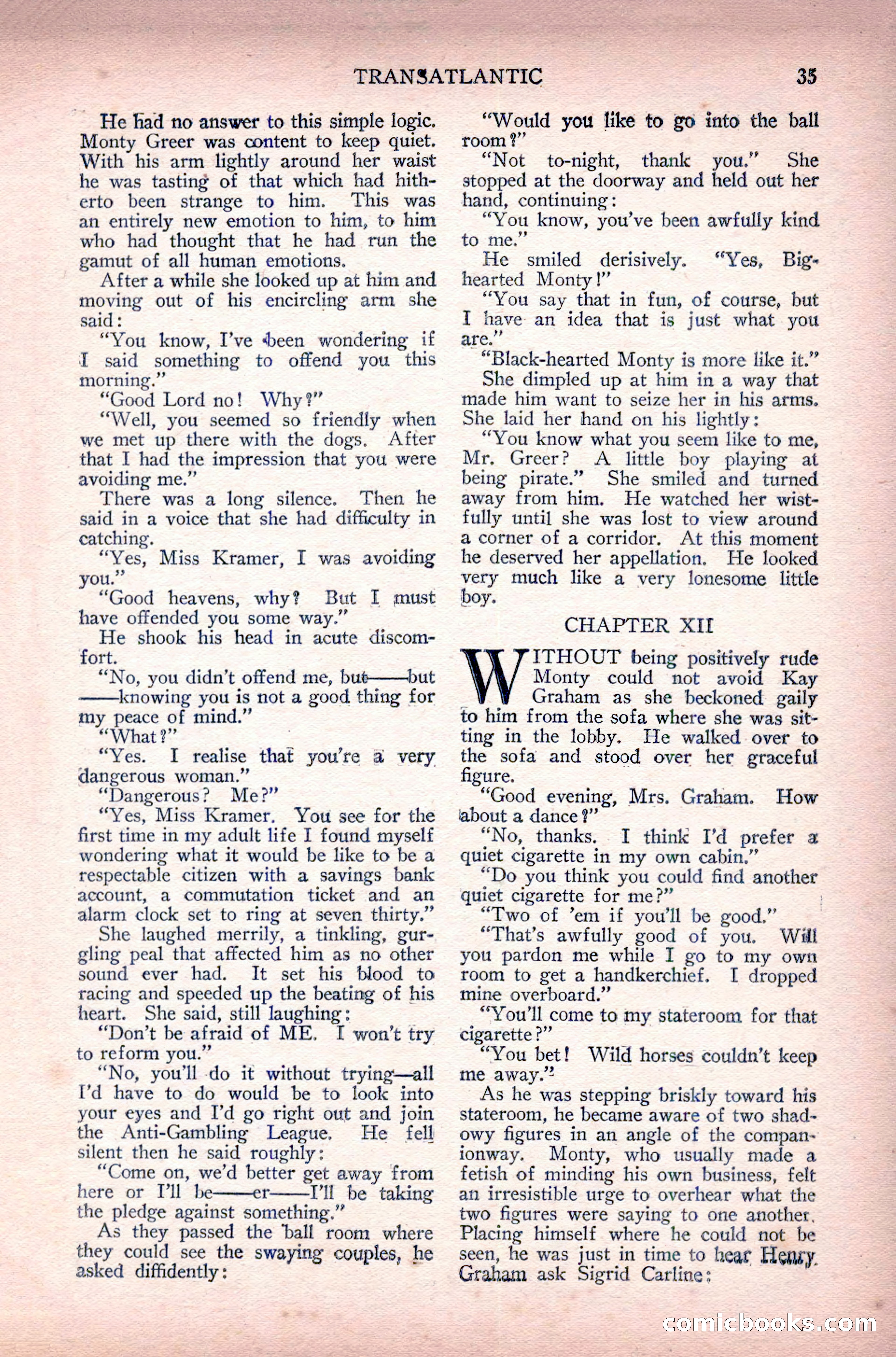 Complete Movie Novel Magazine, August 1931 — page 35 of 148