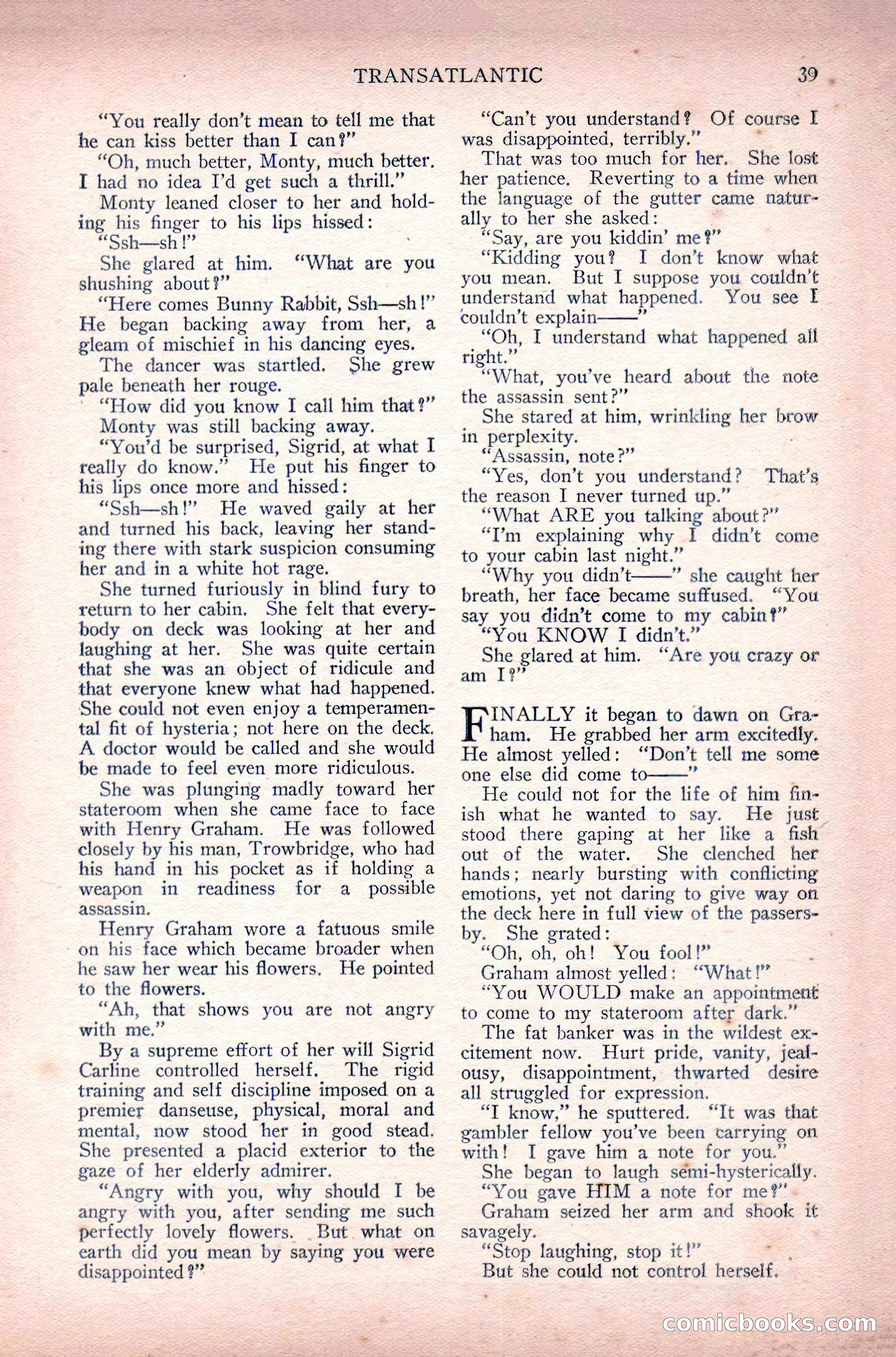 Complete Movie Novel Magazine, August 1931 — page 39 of 148