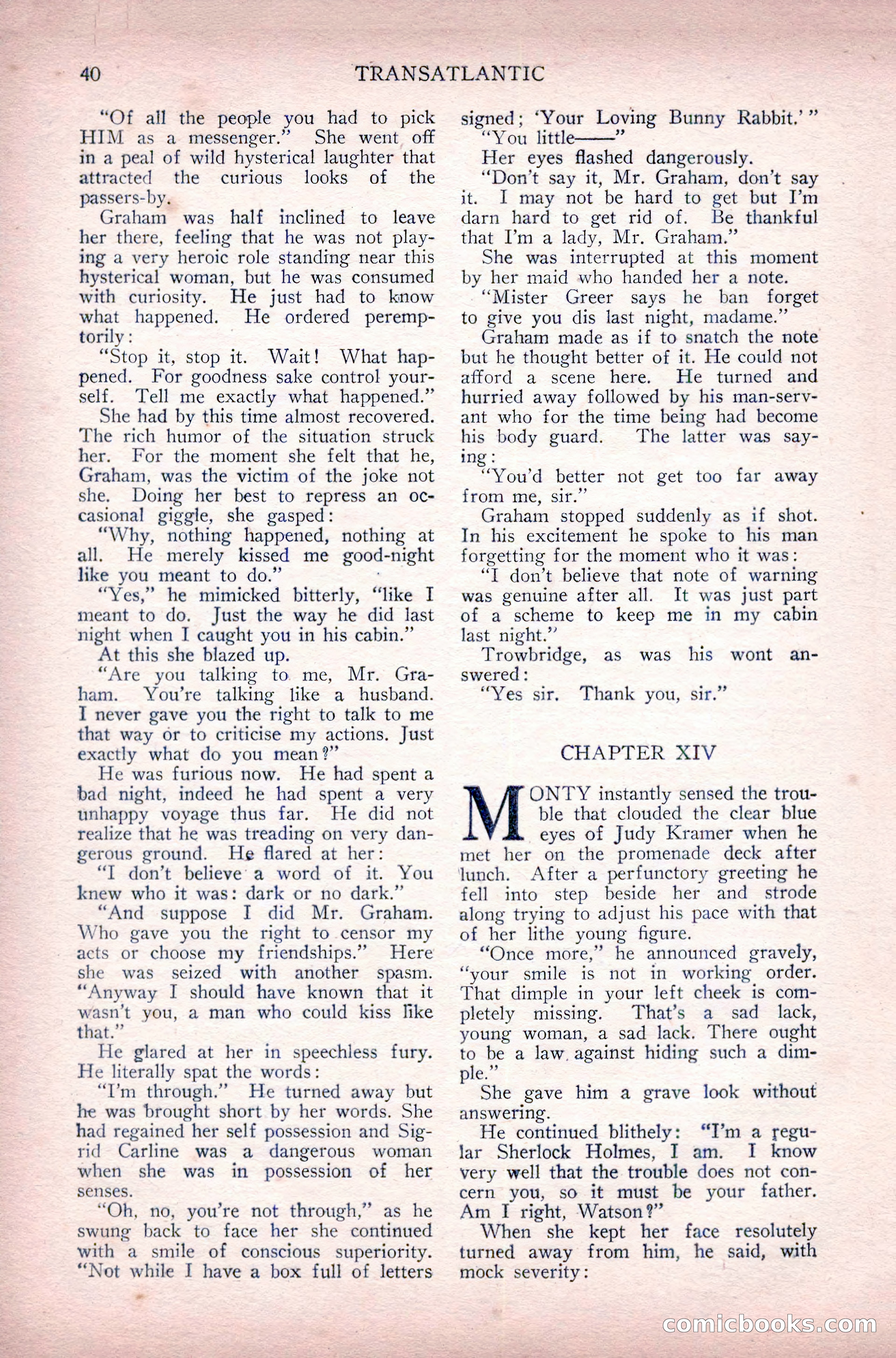 Complete Movie Novel Magazine, August 1931 — page 40 of 148
