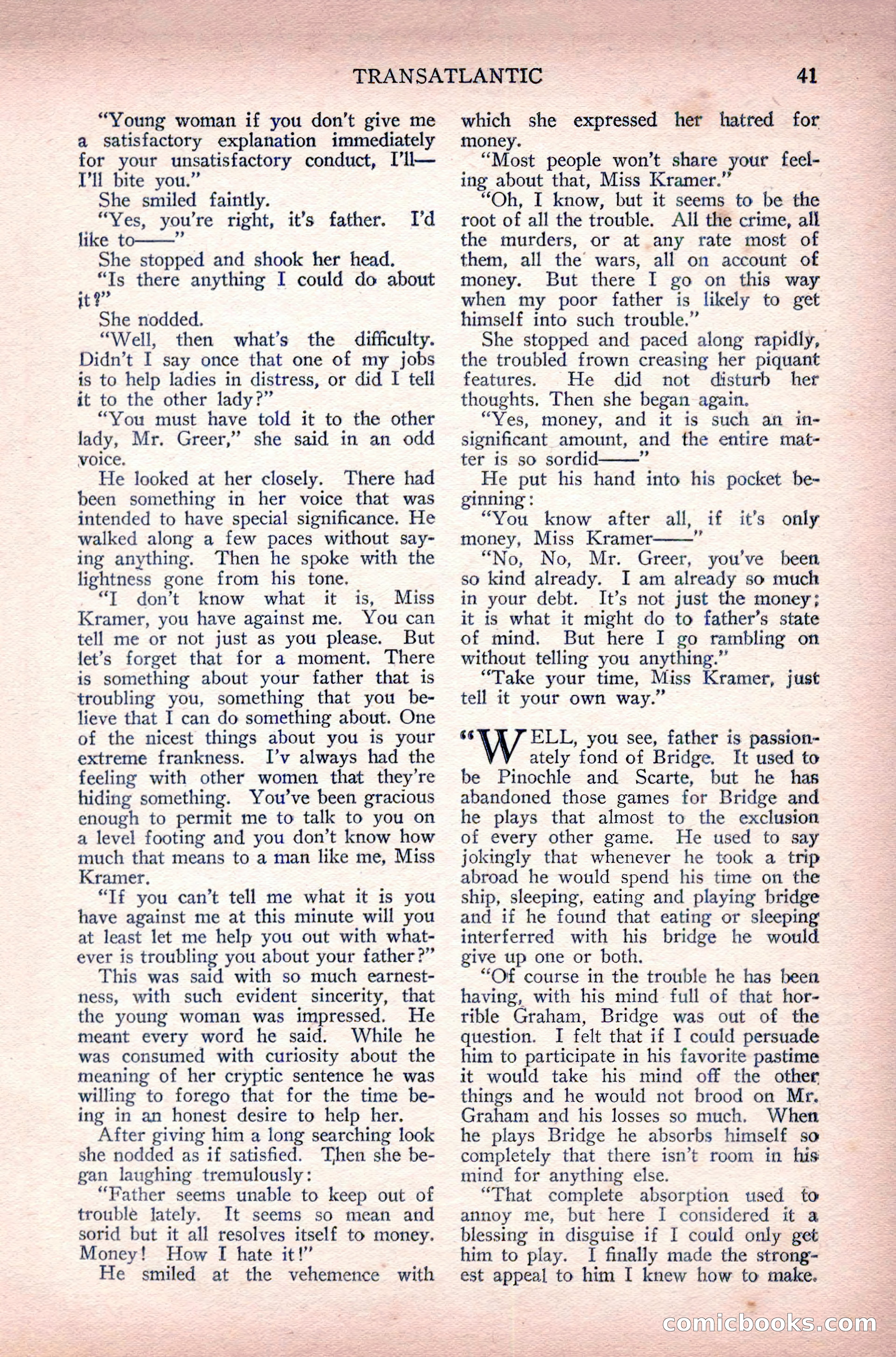 Complete Movie Novel Magazine, August 1931 — page 41 of 148