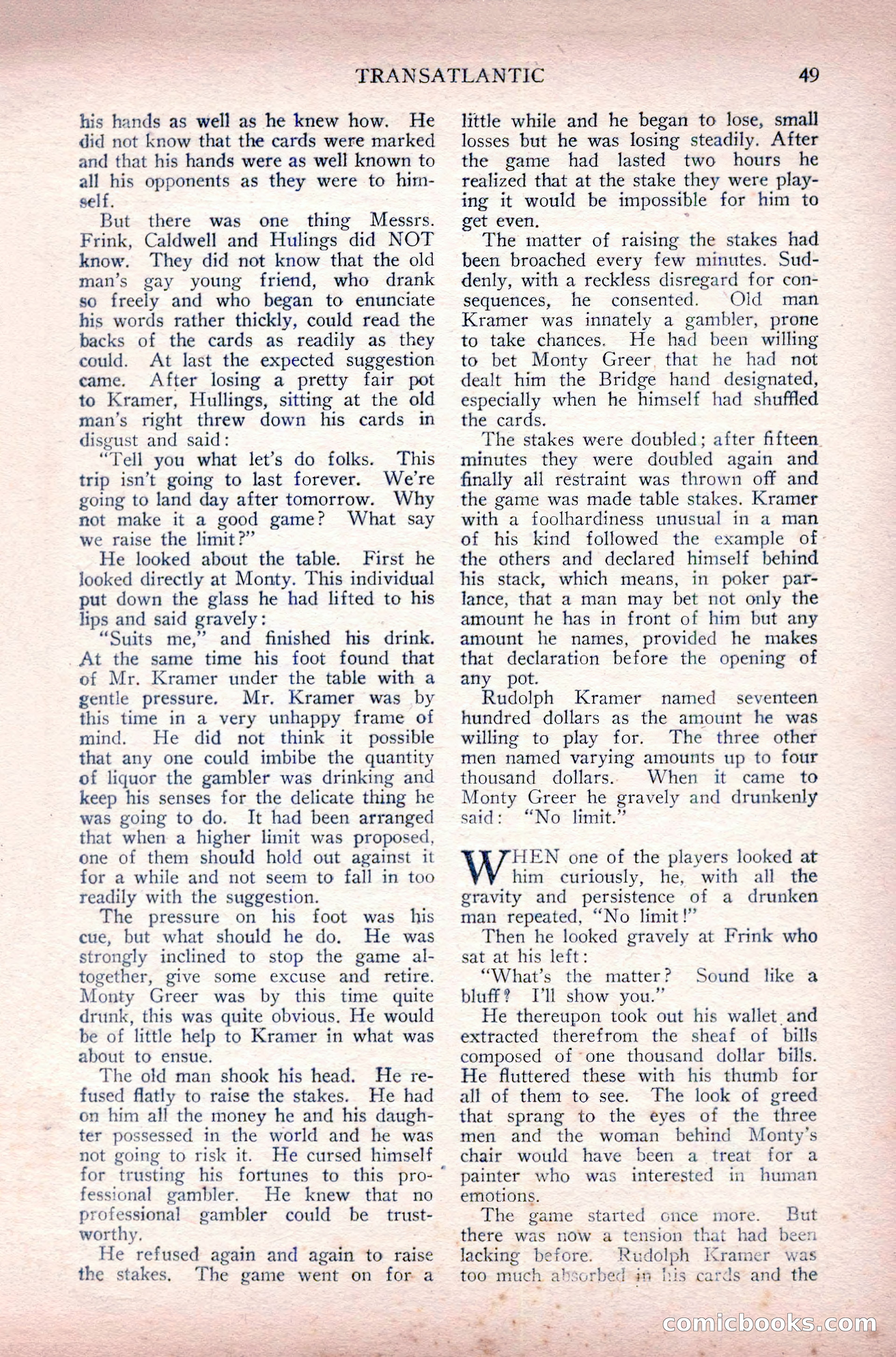 Complete Movie Novel Magazine, August 1931 — page 49 of 148