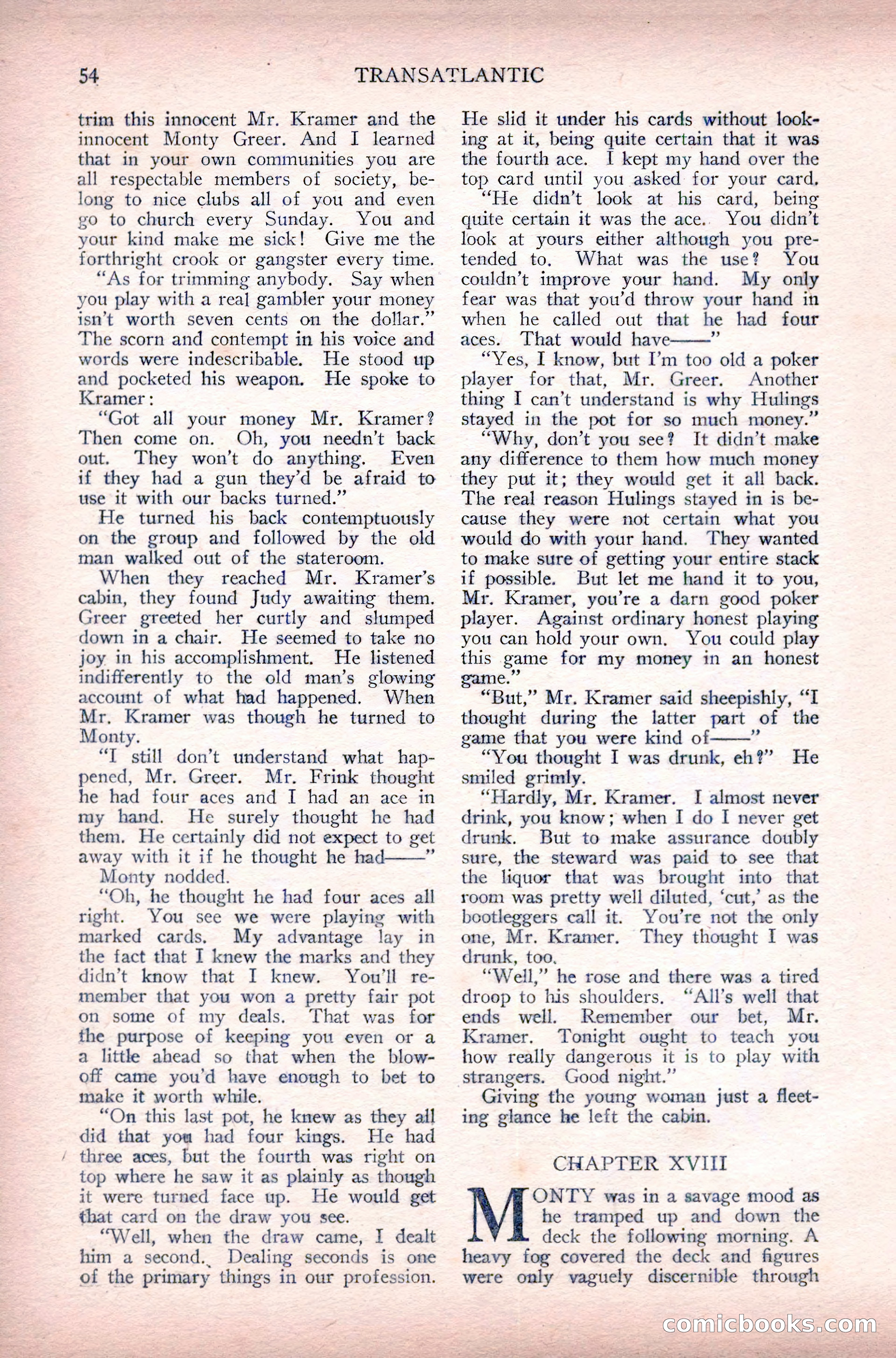 Complete Movie Novel Magazine, August 1931 — page 54 of 148