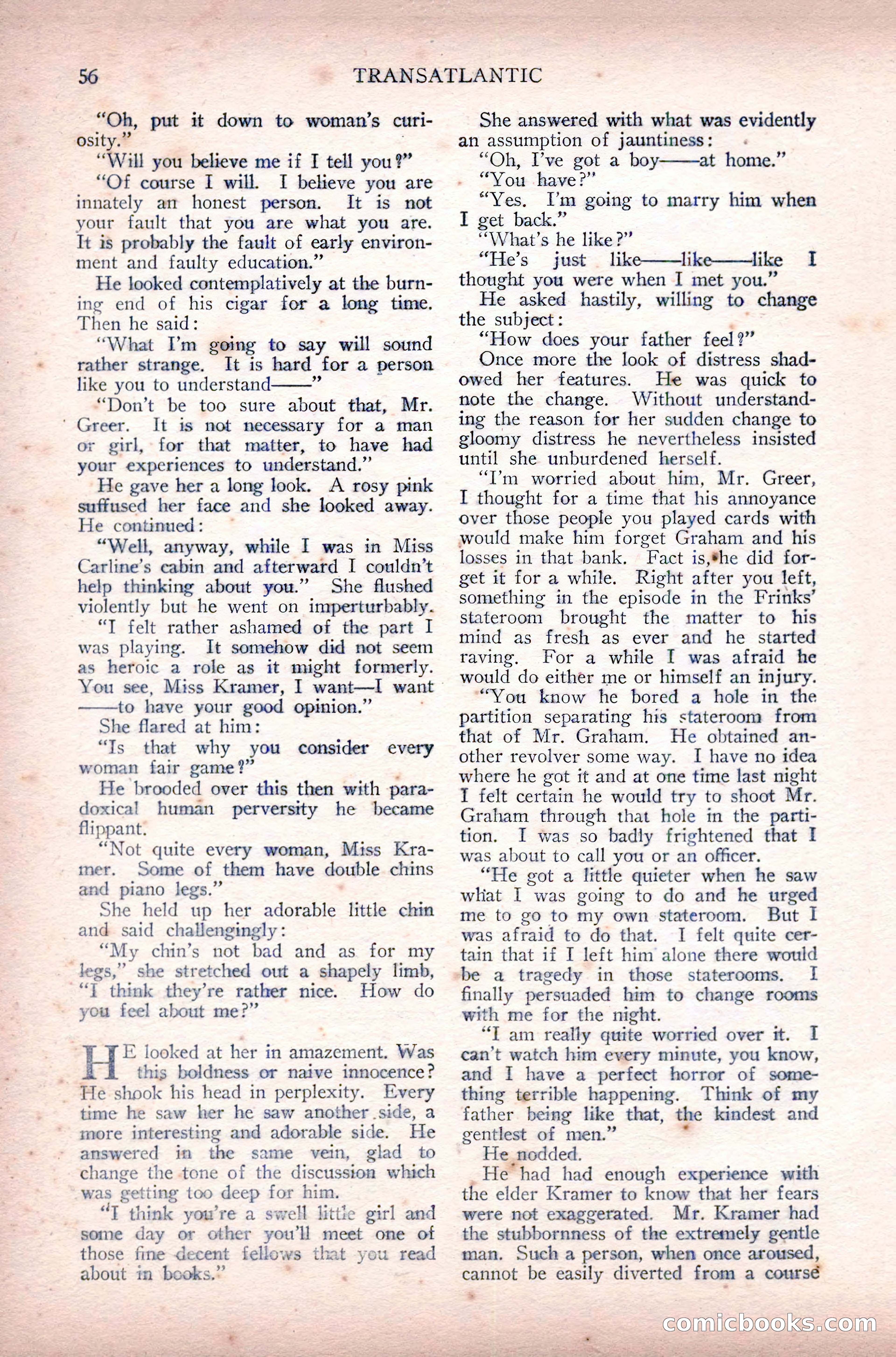Complete Movie Novel Magazine, August 1931 — page 56 of 148
