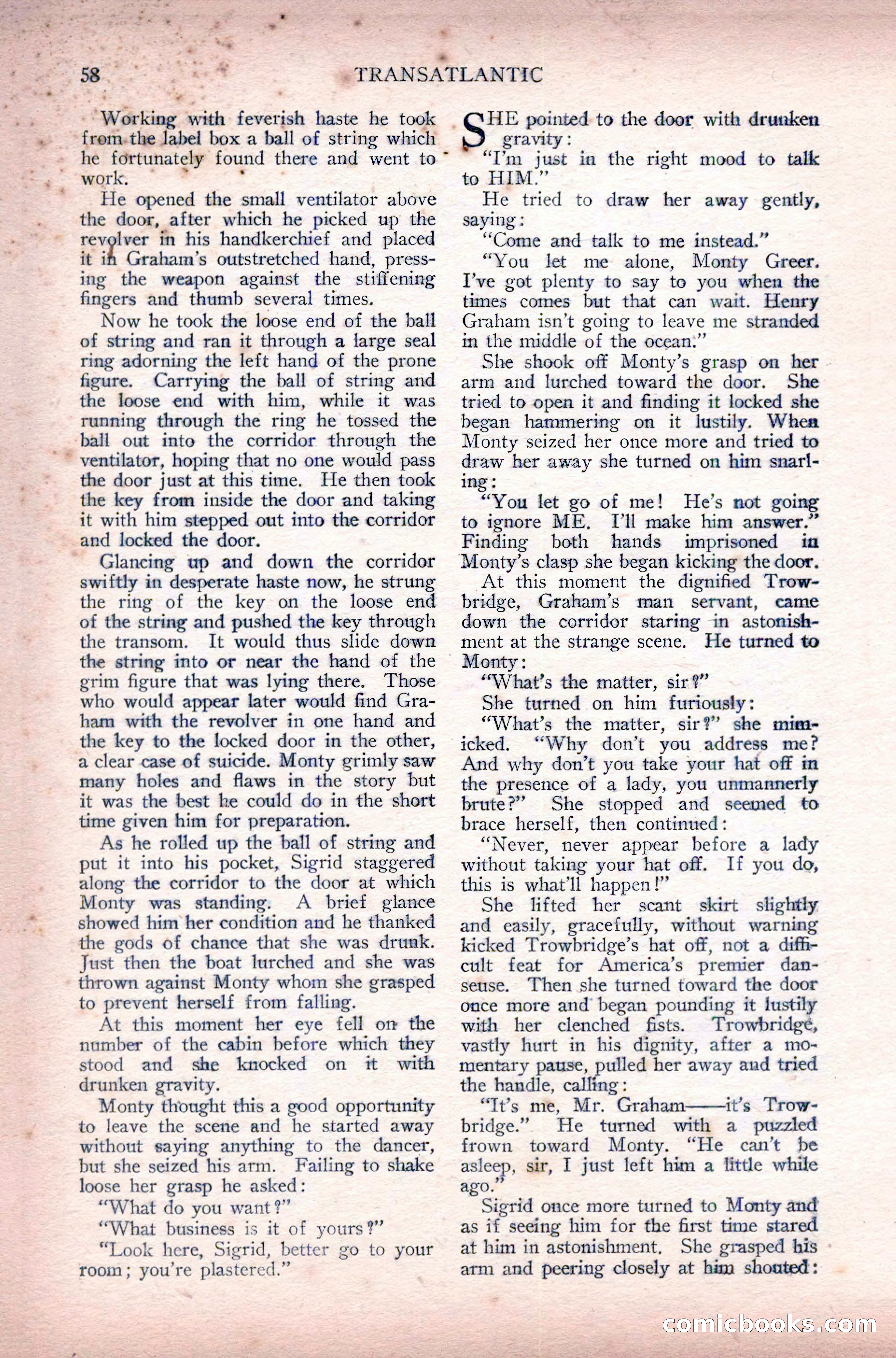 Complete Movie Novel Magazine, August 1931 — page 58 of 148