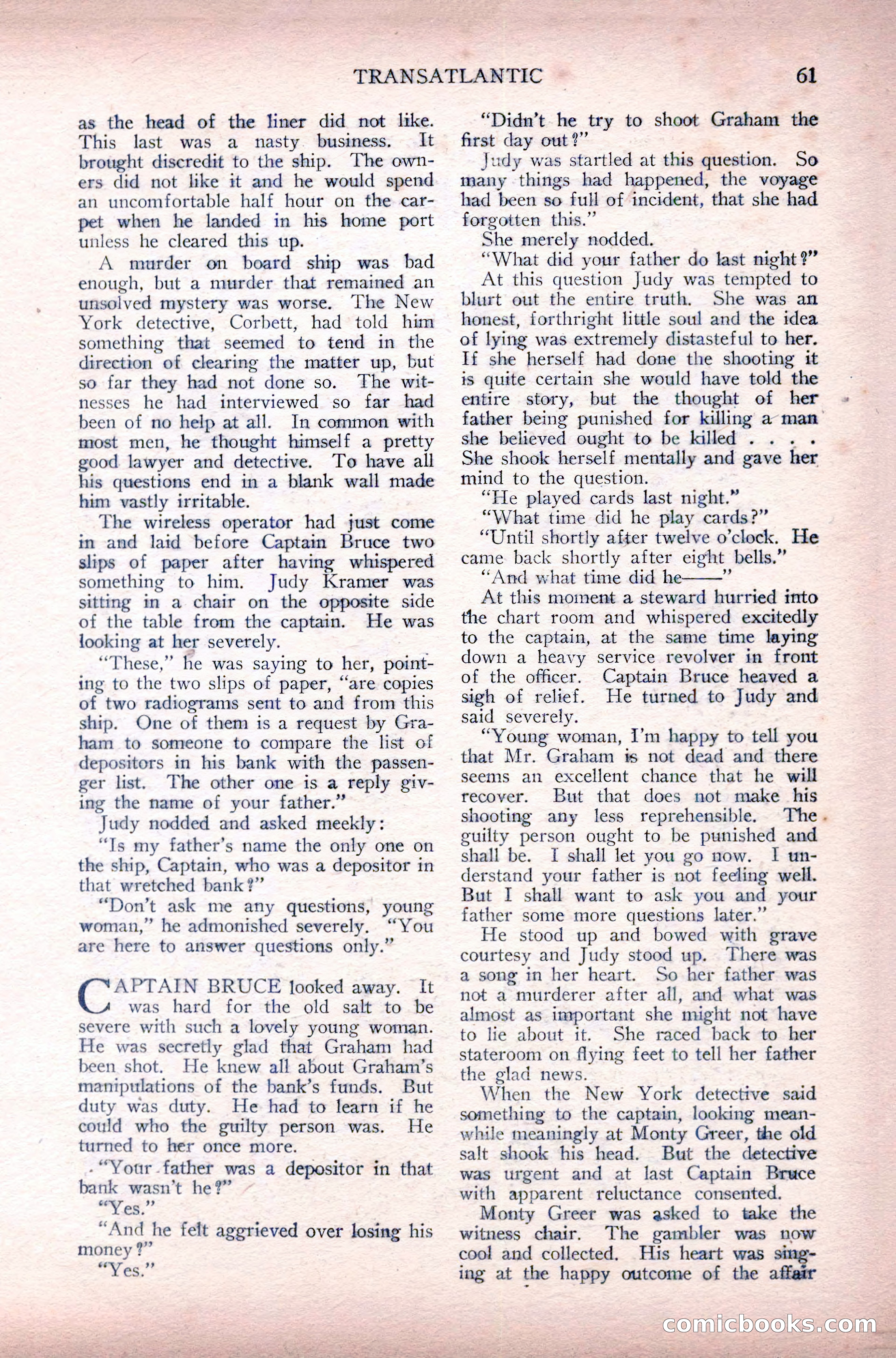 Complete Movie Novel Magazine, August 1931 — page 61 of 148