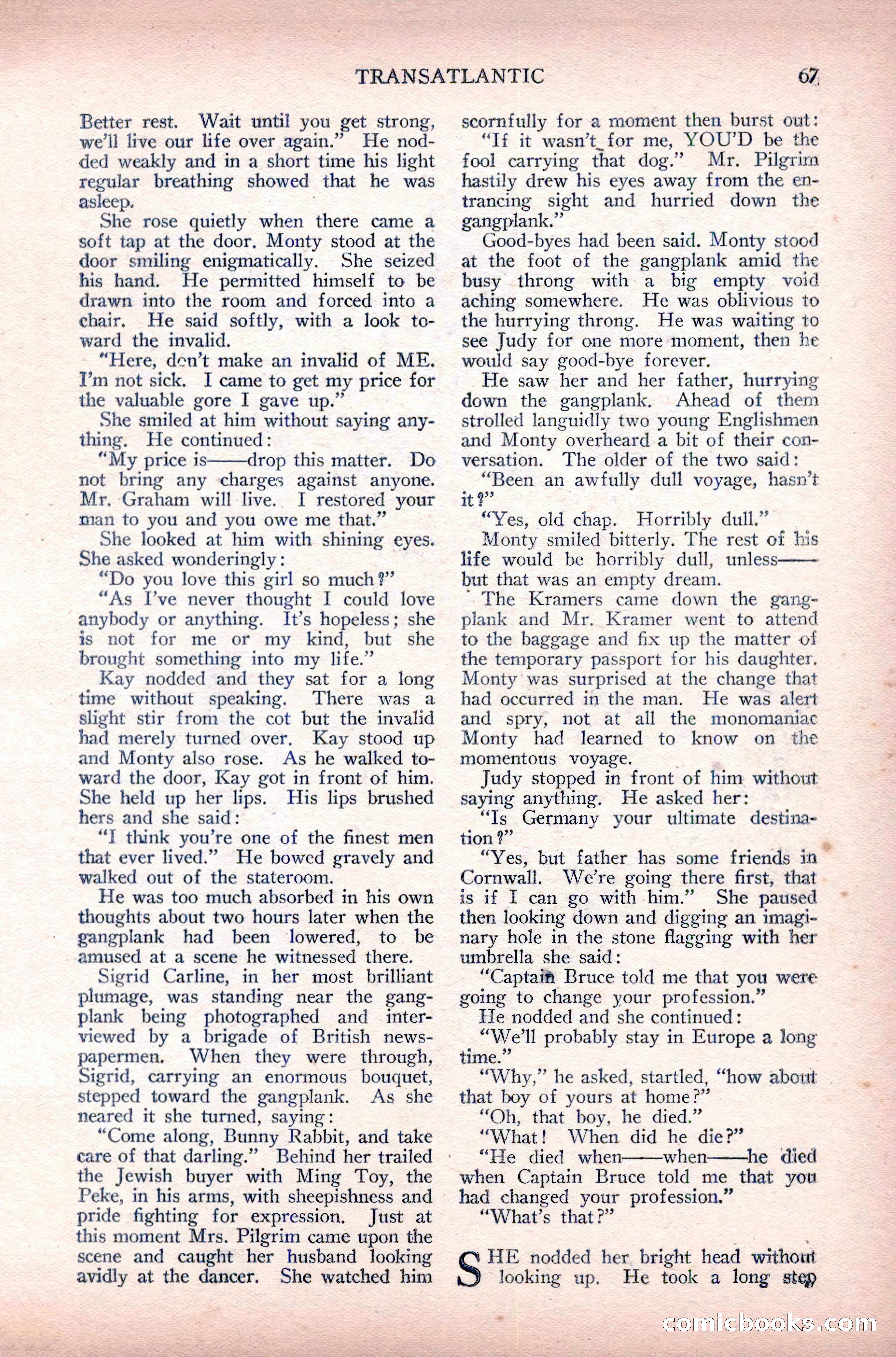 Complete Movie Novel Magazine, August 1931 — page 67 of 148