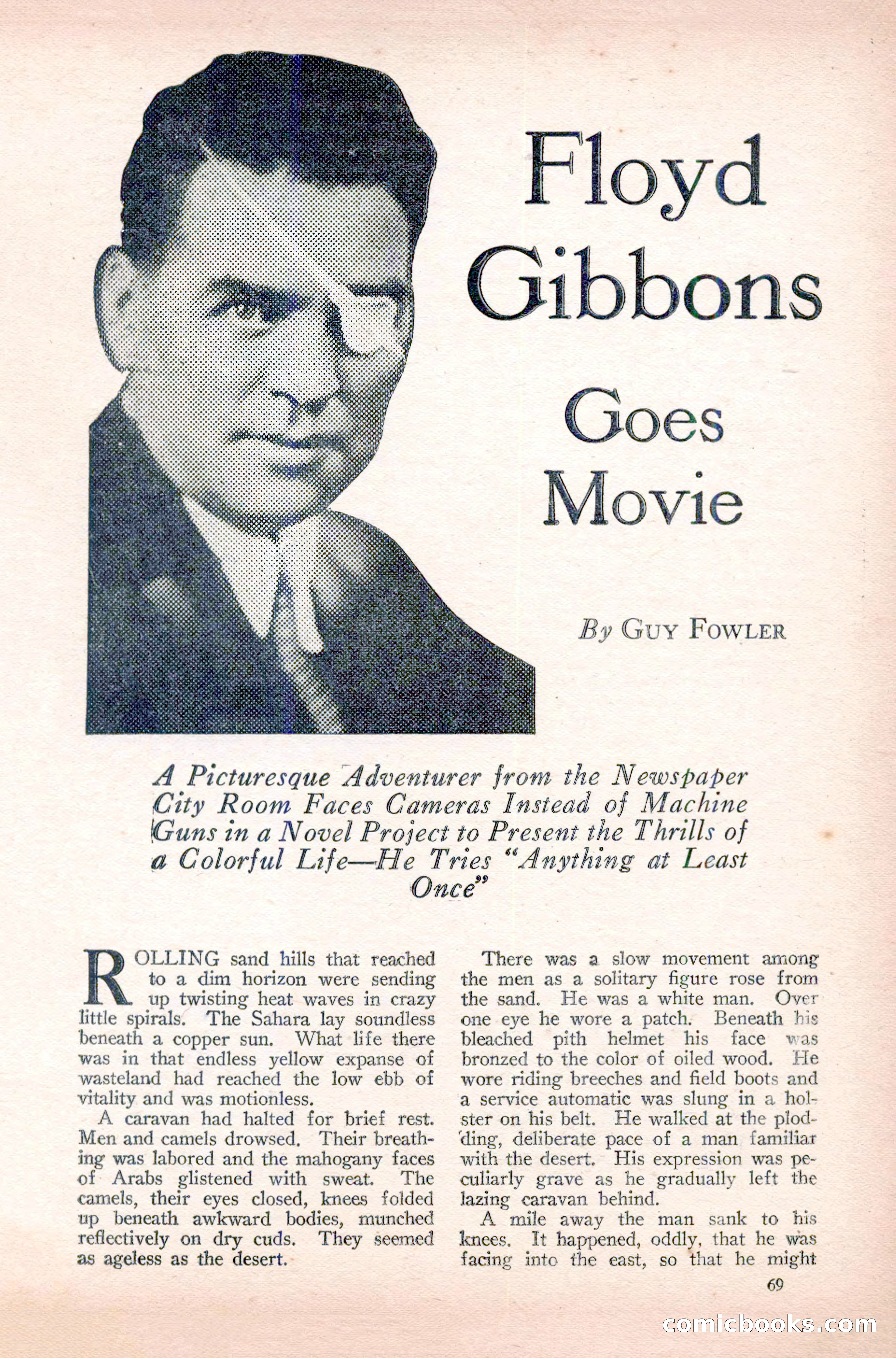 Complete Movie Novel Magazine, August 1931 — page 69 of 148
