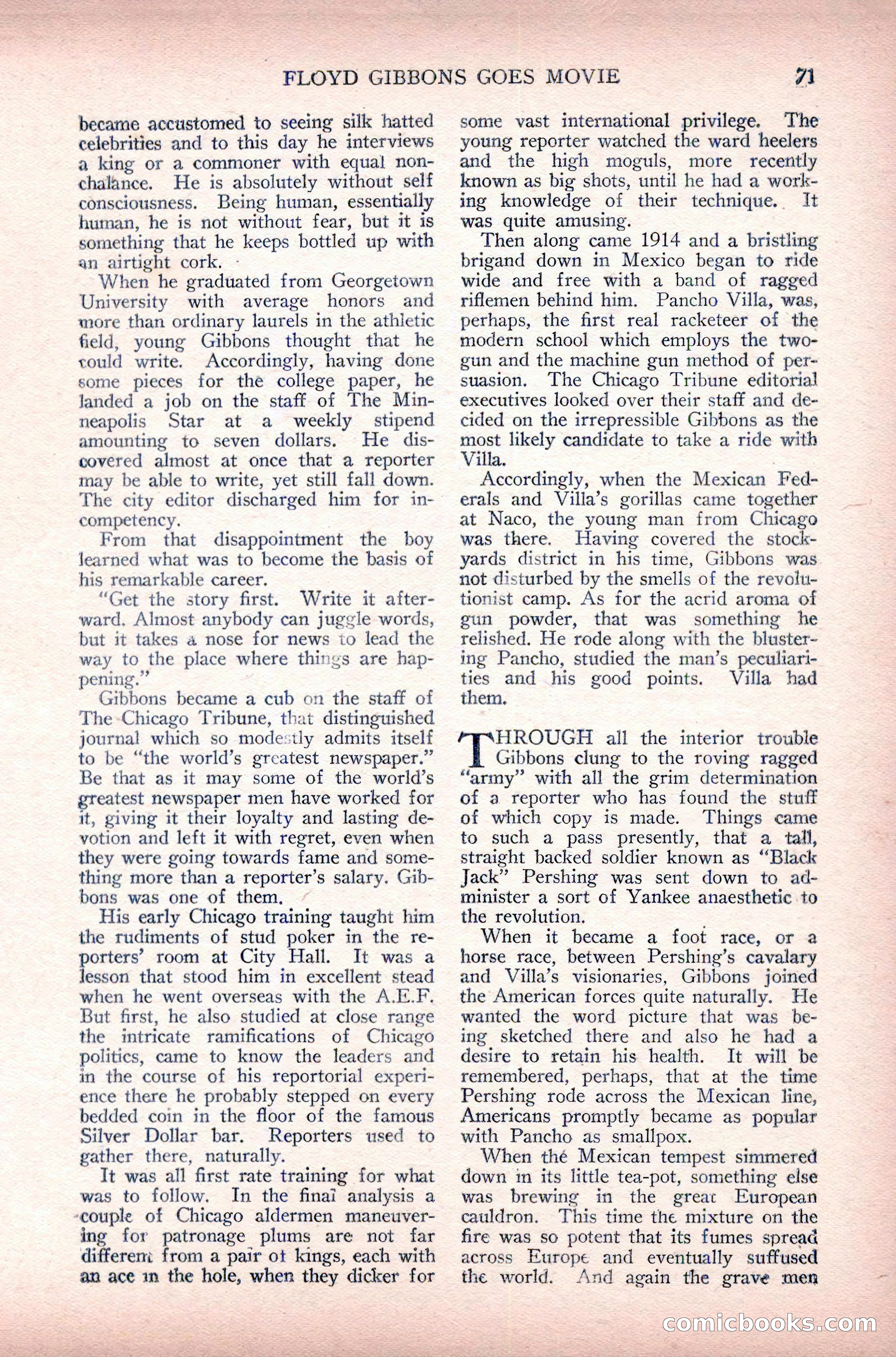 Complete Movie Novel Magazine, August 1931 — page 71 of 148