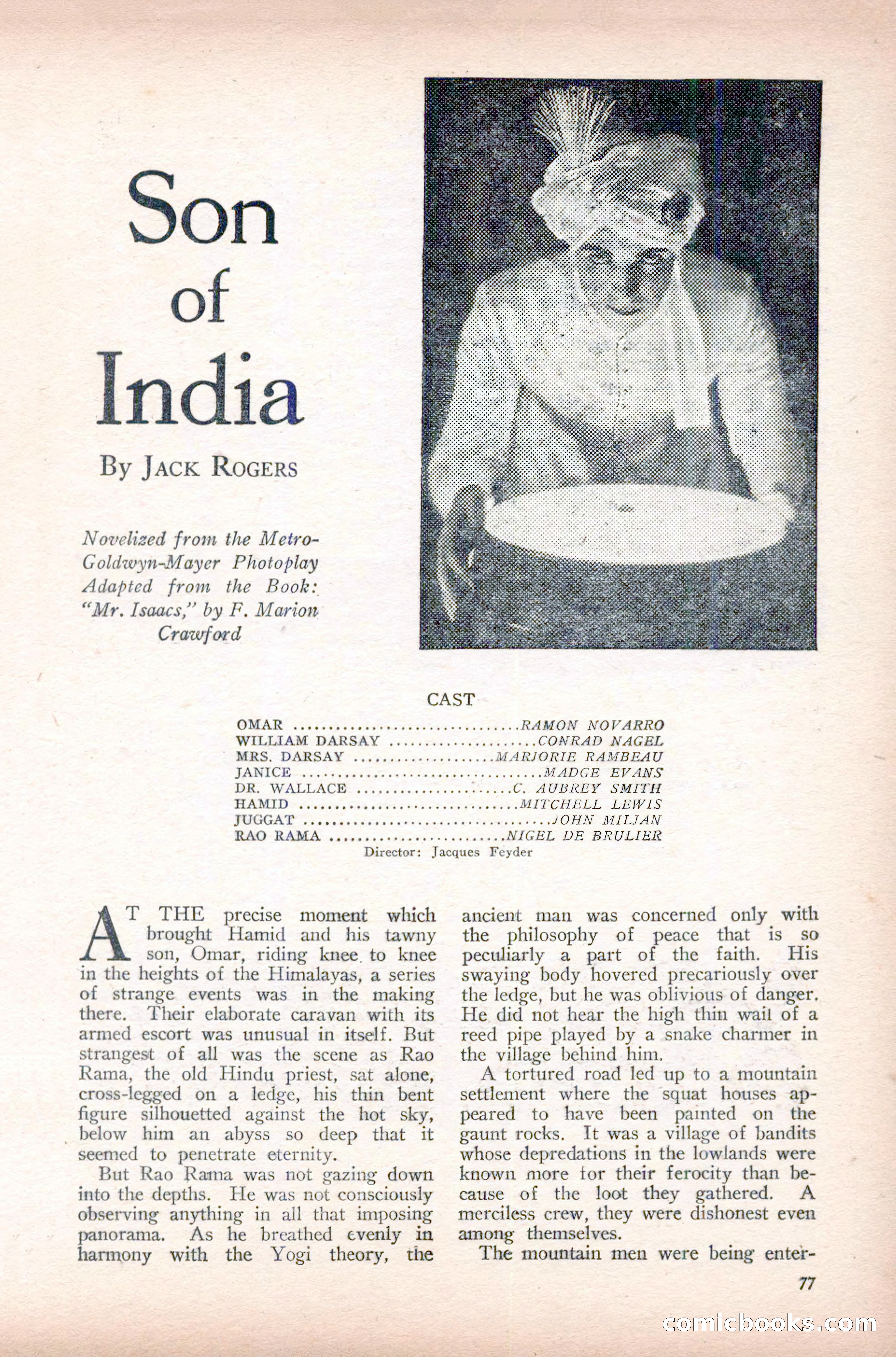 Complete Movie Novel Magazine, August 1931 — page 77 of 148