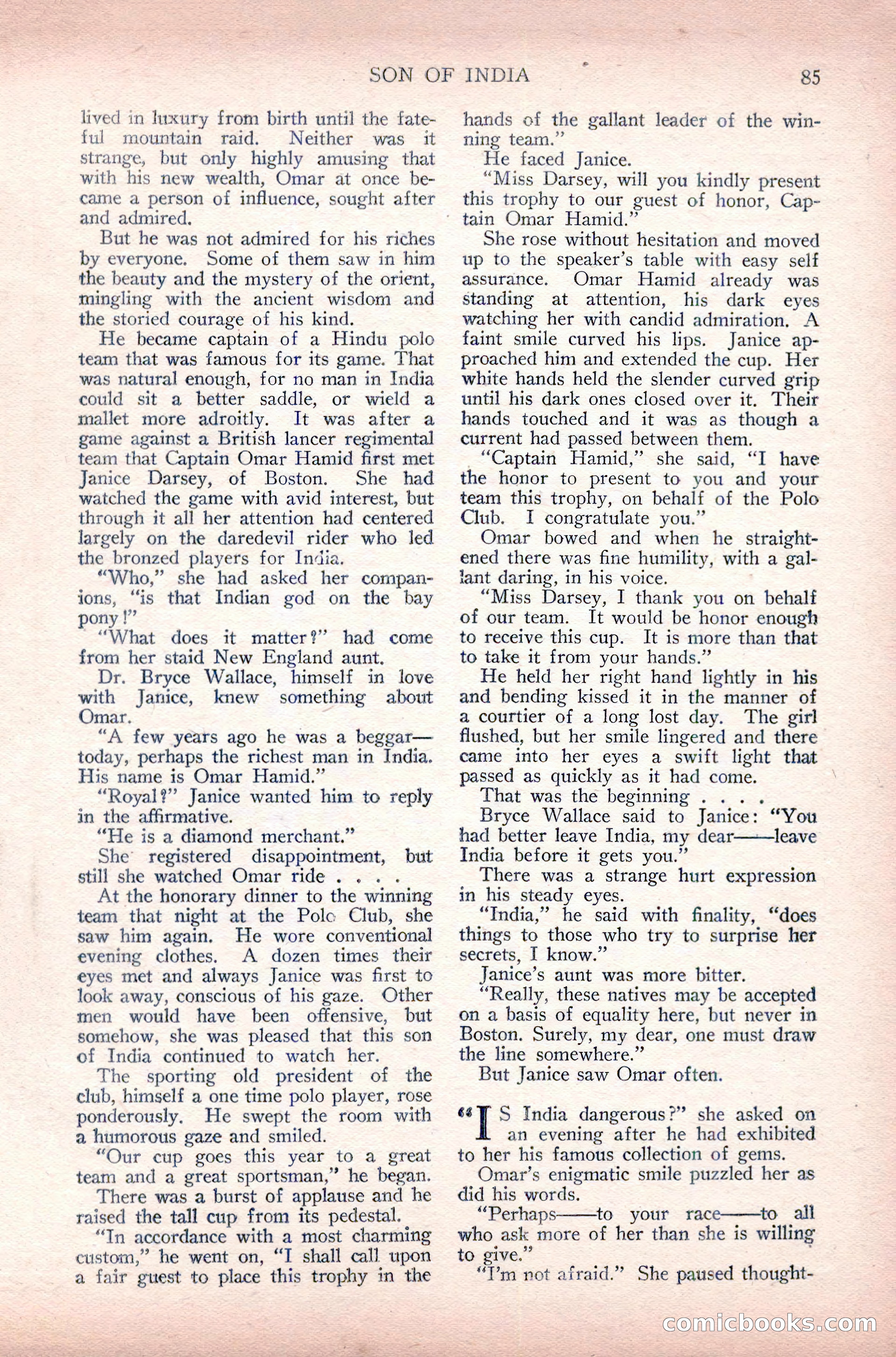 Complete Movie Novel Magazine, August 1931 — page 85 of 148