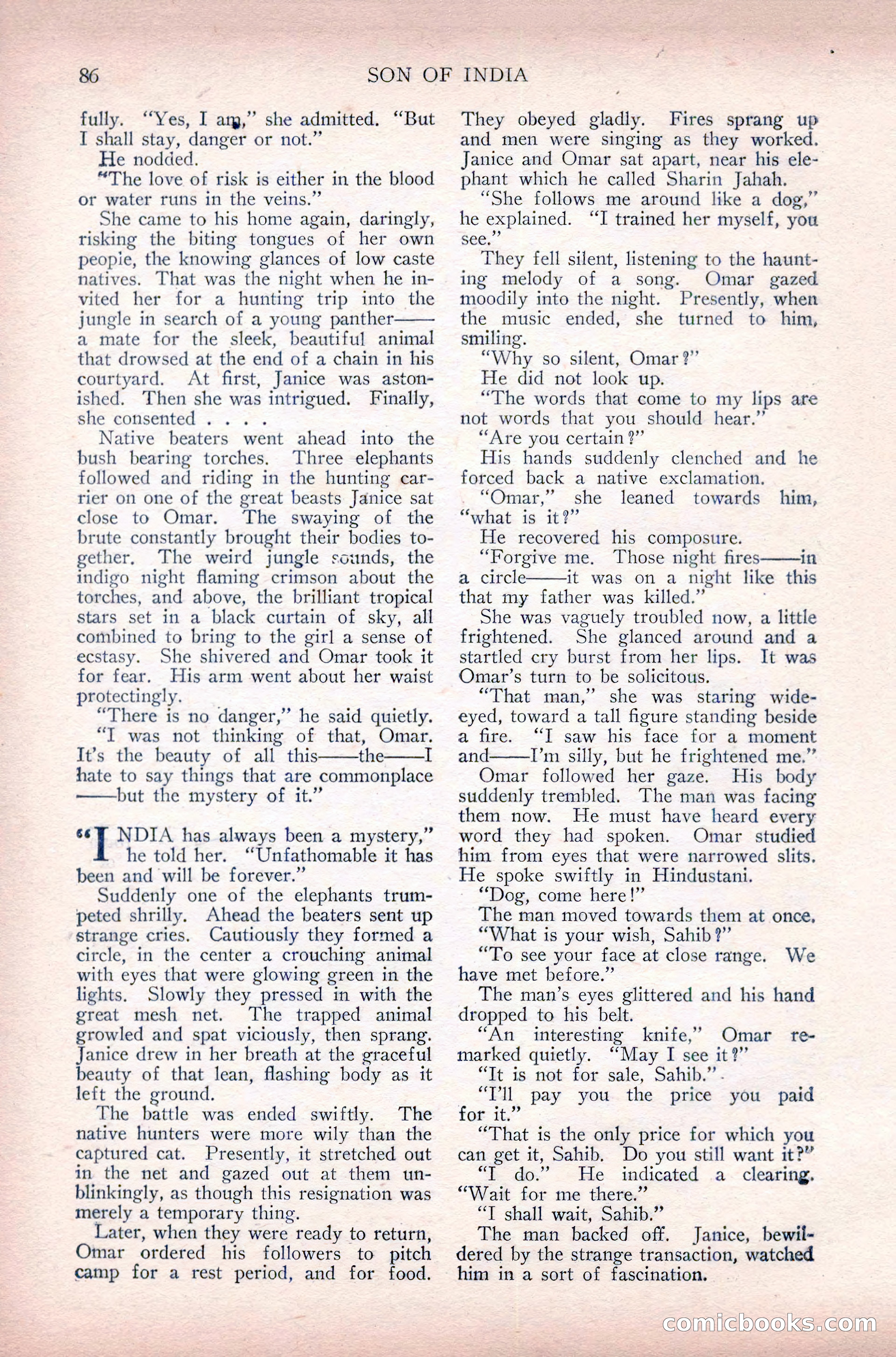Complete Movie Novel Magazine, August 1931 — page 86 of 148