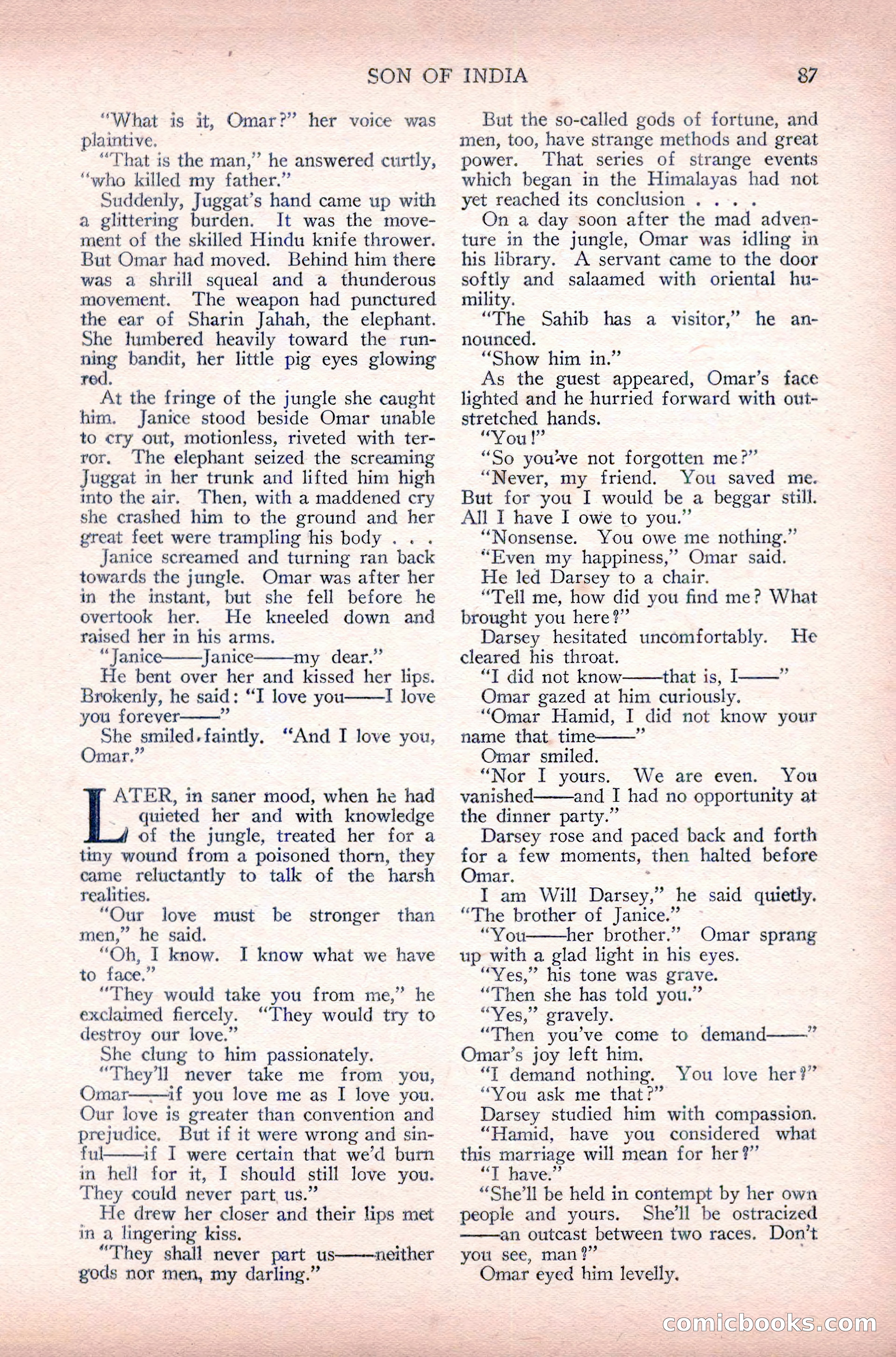 Complete Movie Novel Magazine, August 1931 — page 87 of 148