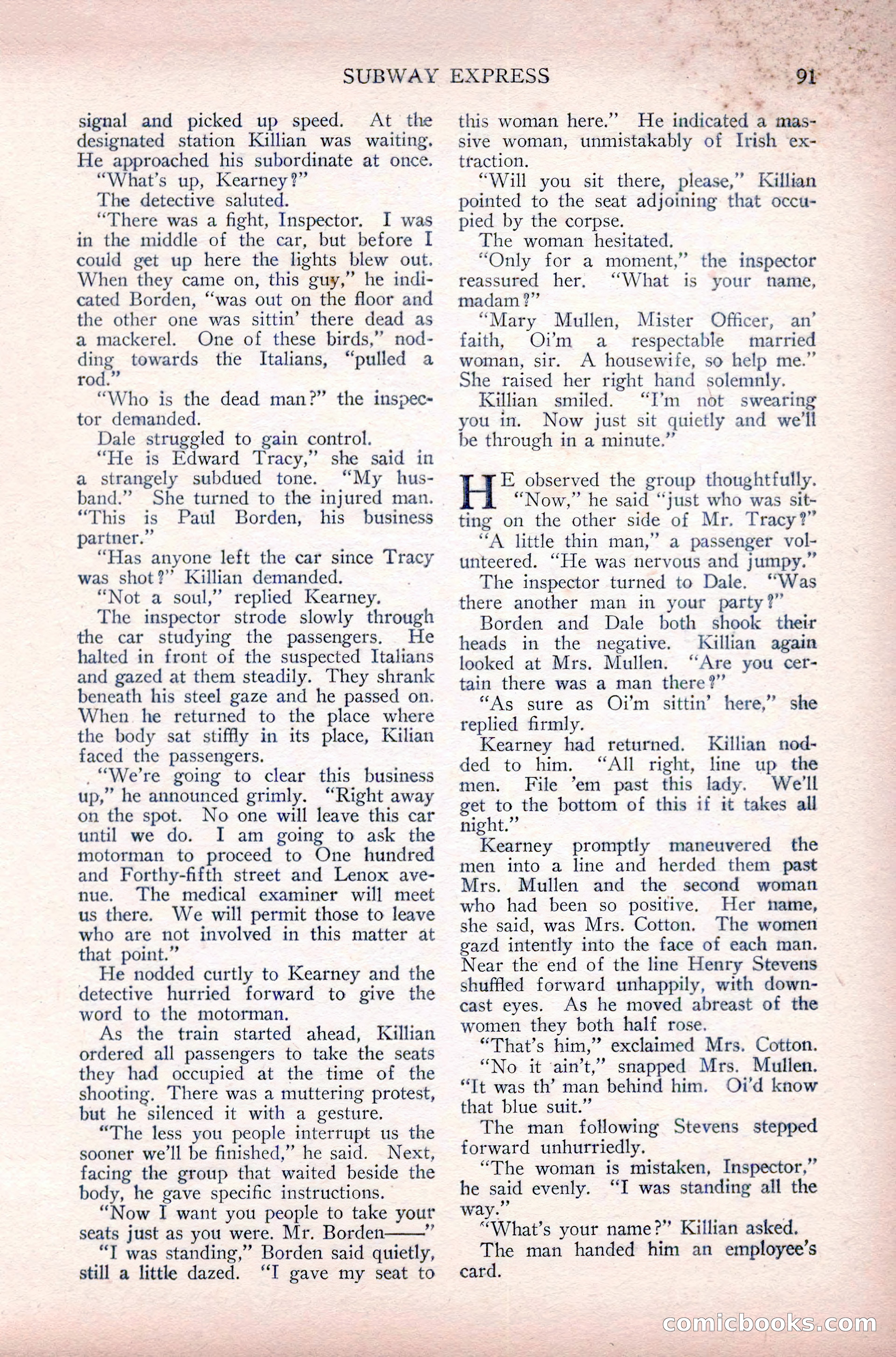 Complete Movie Novel Magazine, August 1931 — page 91 of 148