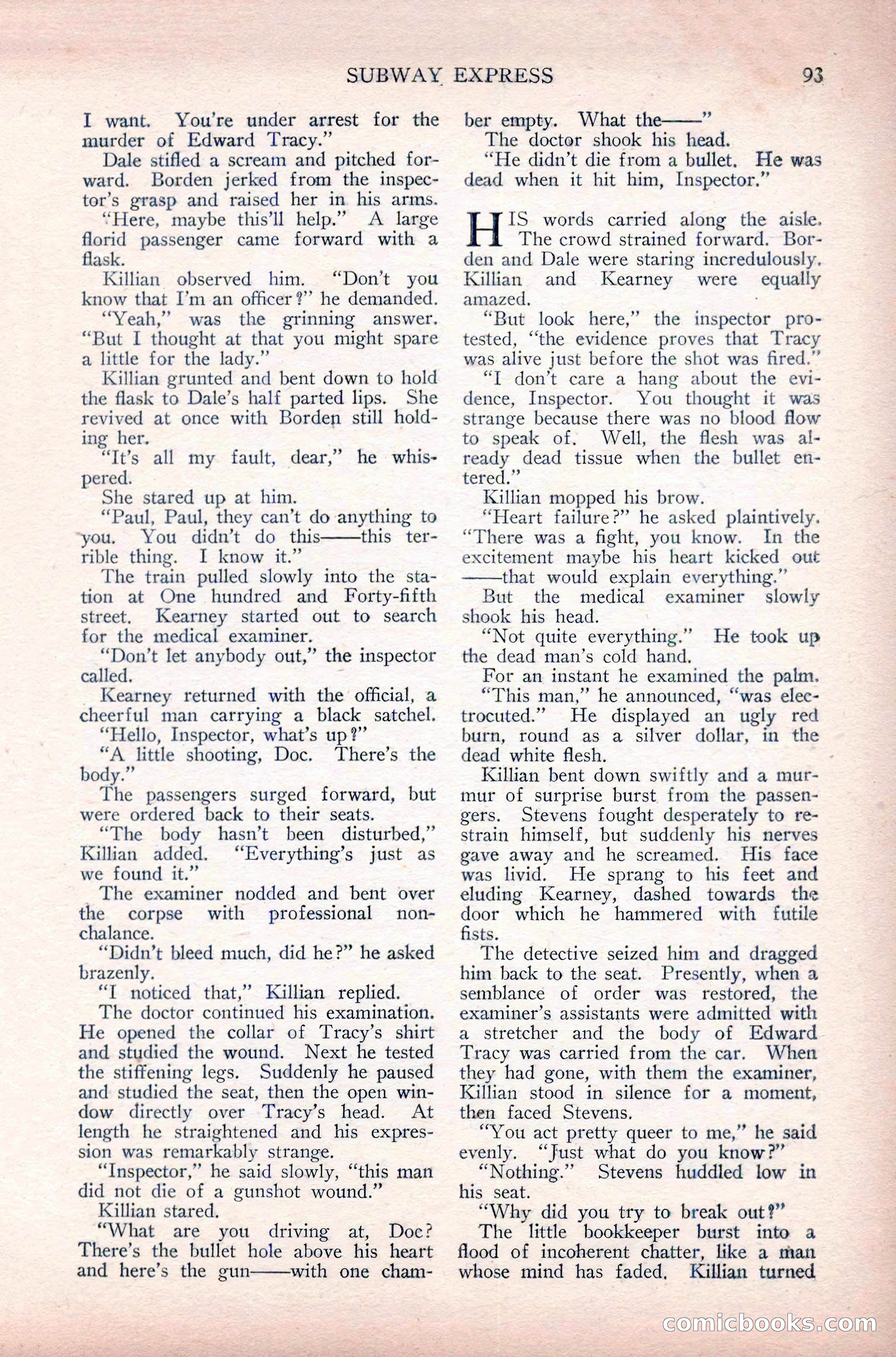 Complete Movie Novel Magazine, August 1931 — page 93 of 148