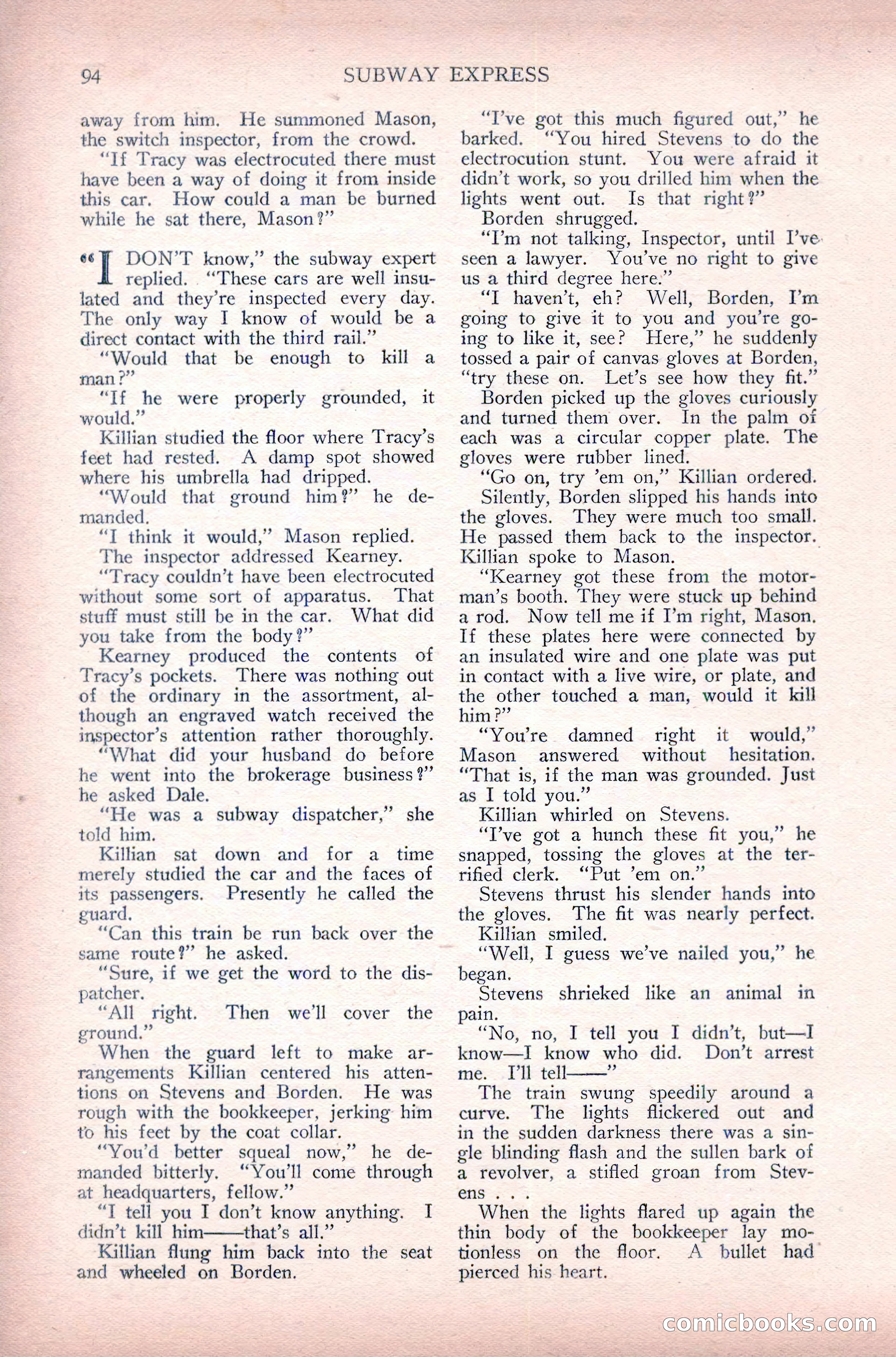 Complete Movie Novel Magazine, August 1931 — page 94 of 148