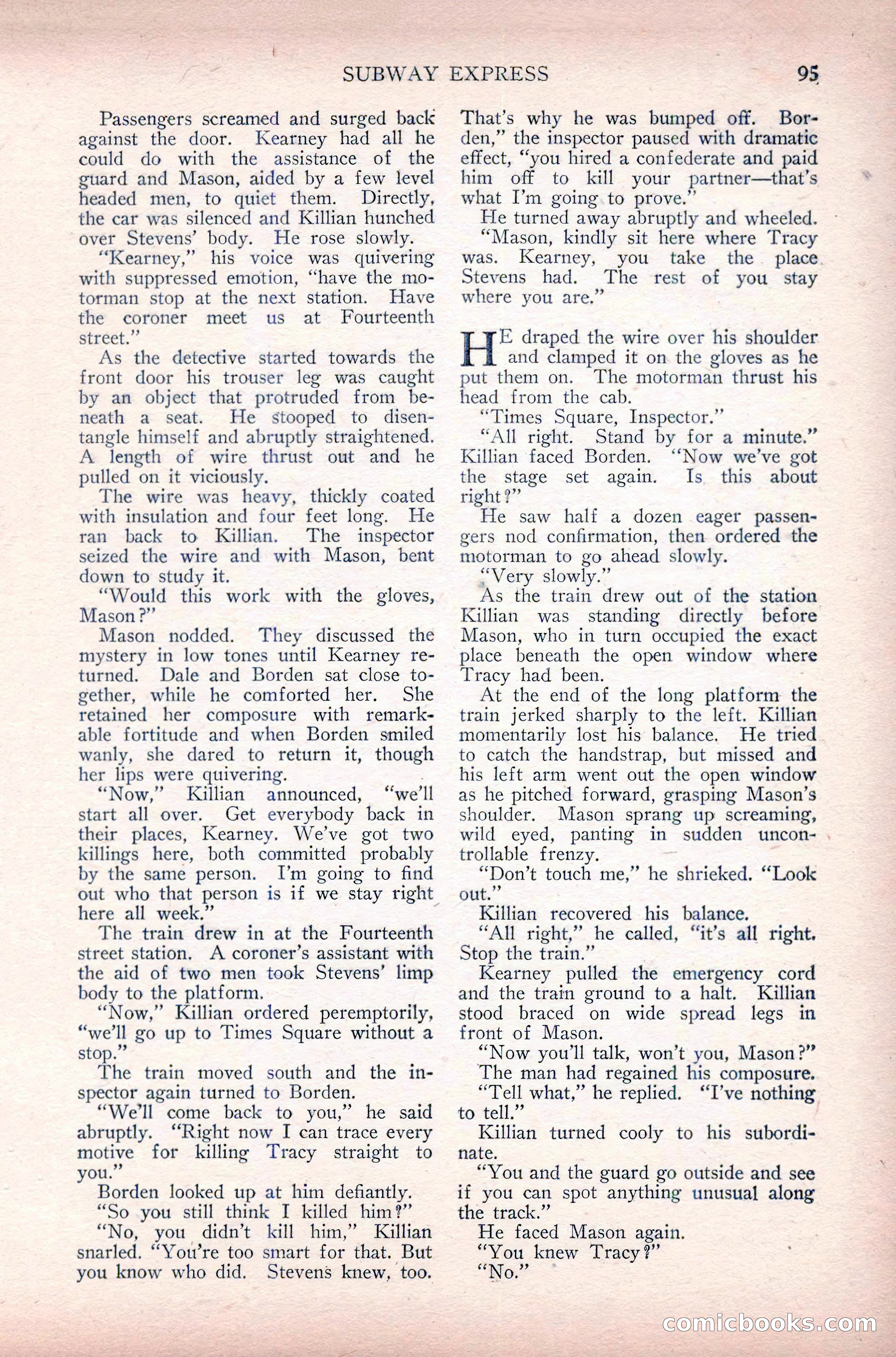 Complete Movie Novel Magazine, August 1931 — page 95 of 148