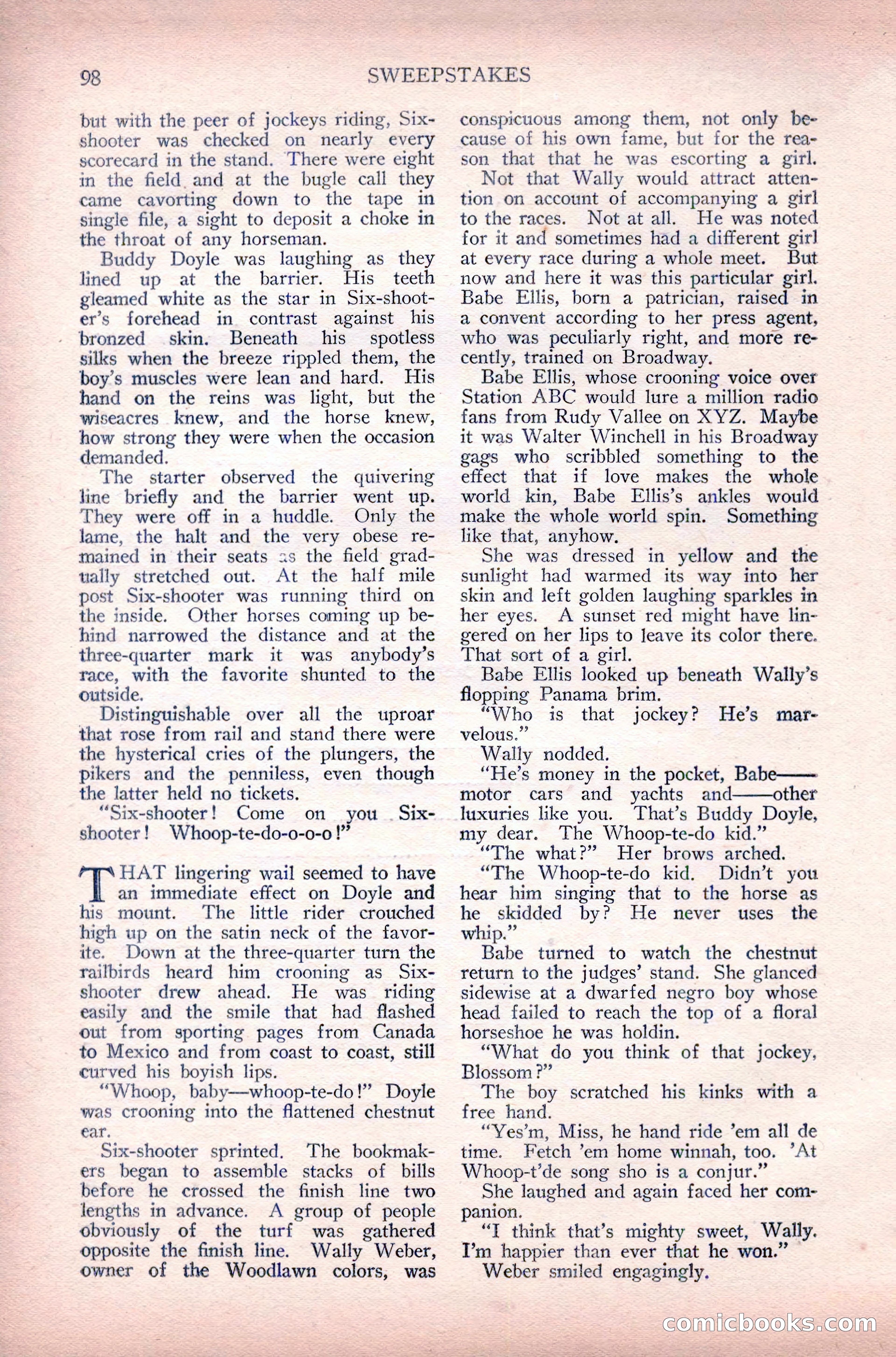 Complete Movie Novel Magazine, August 1931 — page 98 of 148