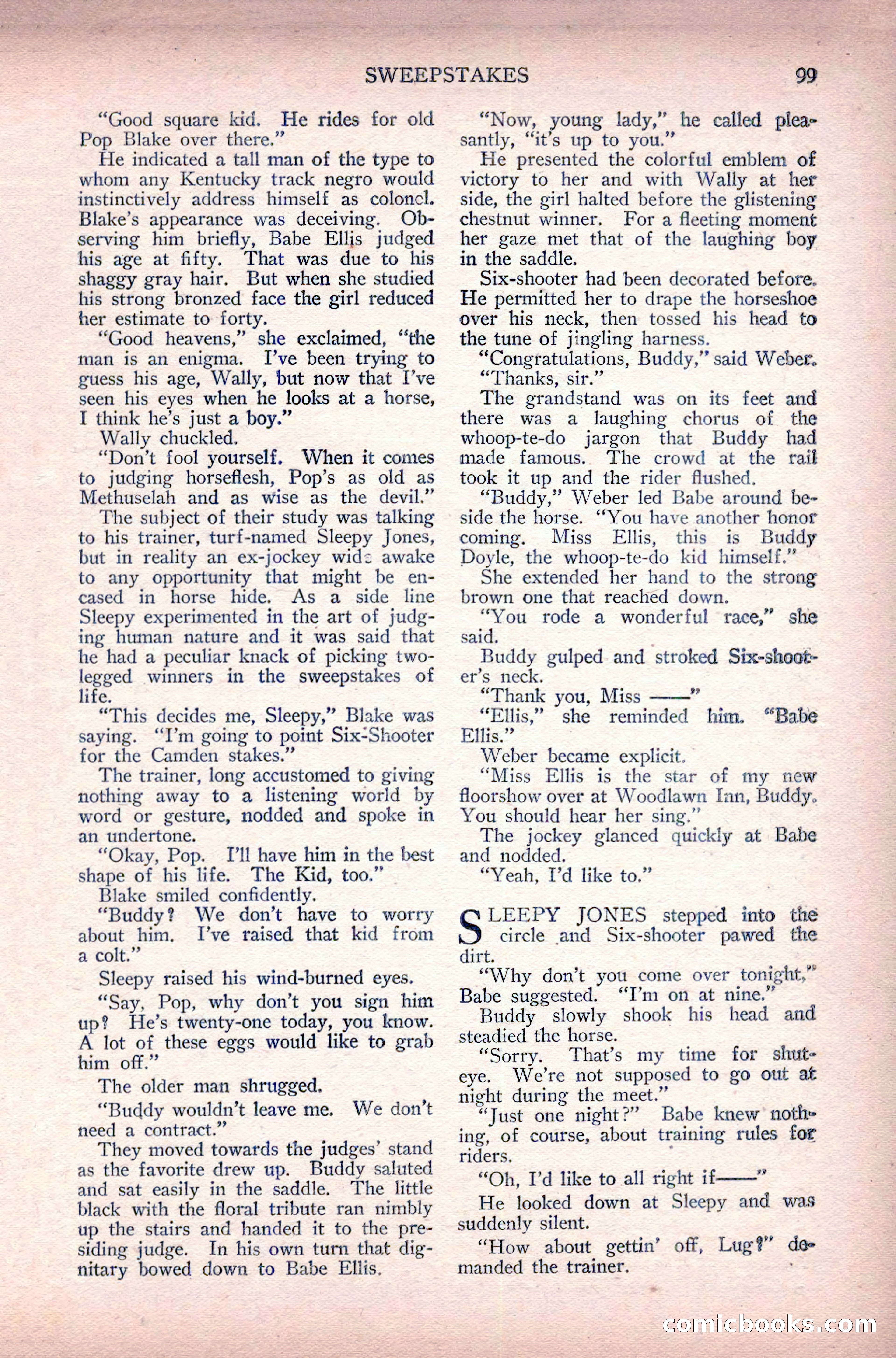 Complete Movie Novel Magazine, August 1931 — page 99 of 148