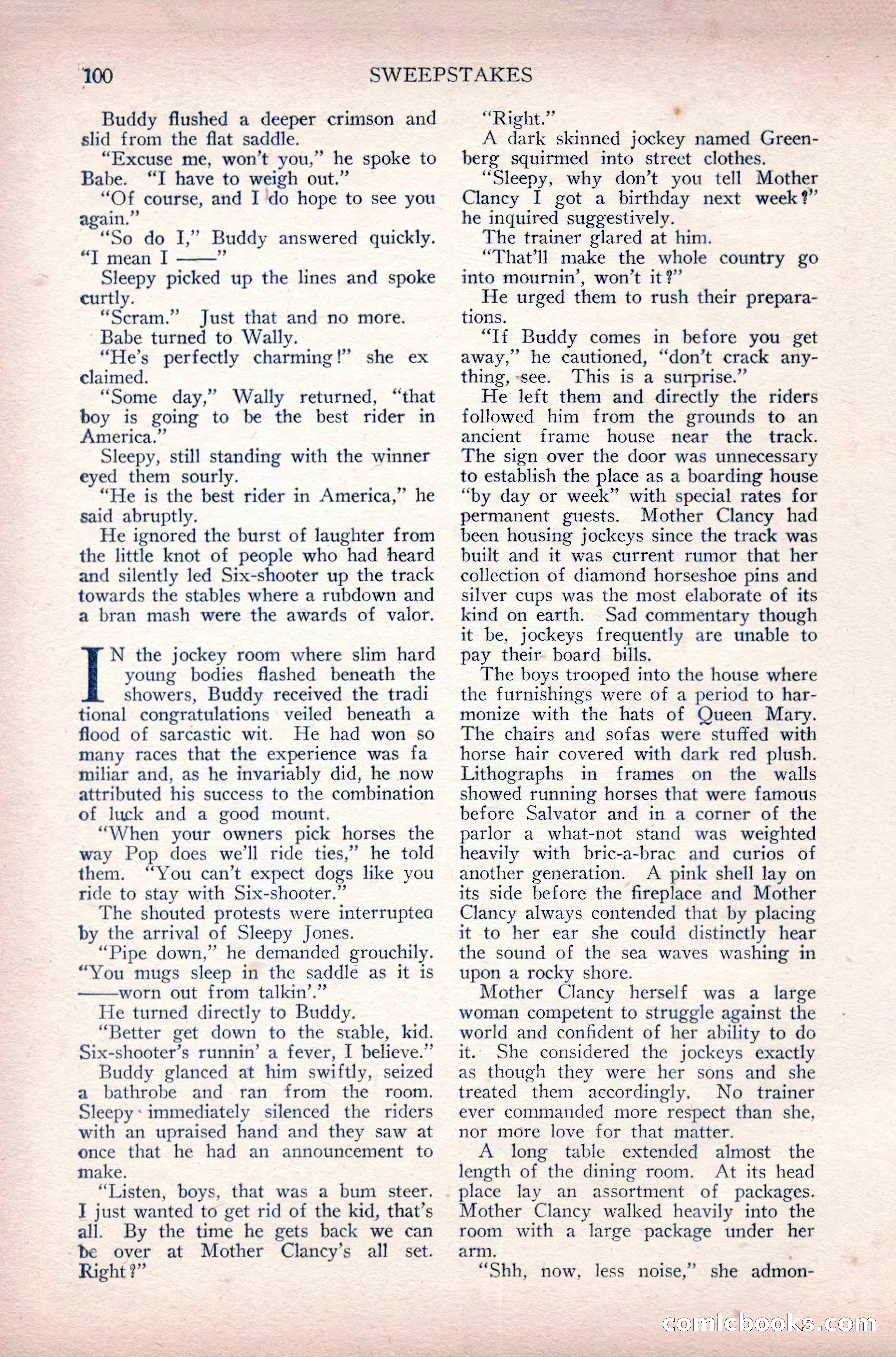 Complete Movie Novel Magazine, August 1931 — page 100 of 148
