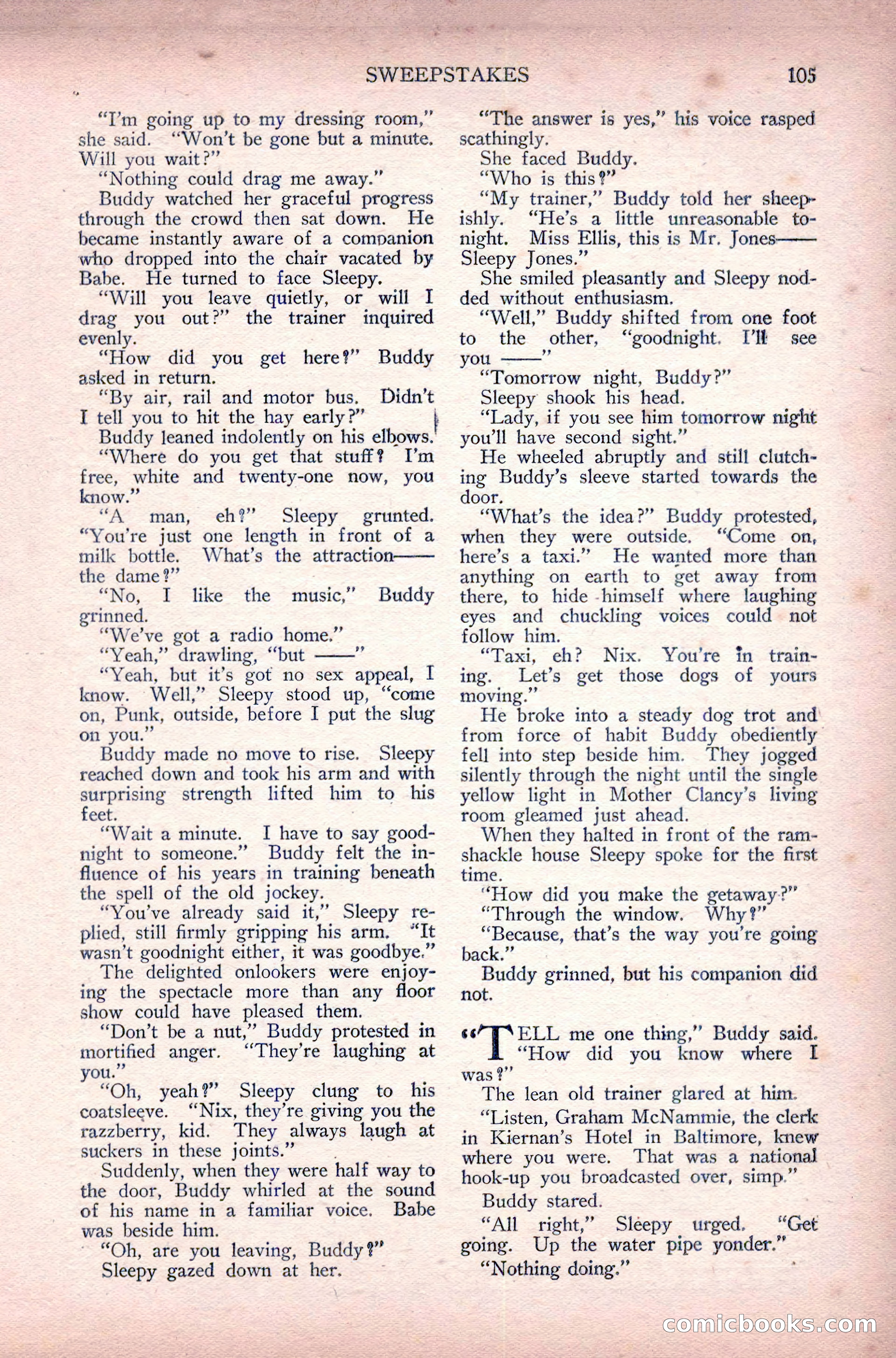 Complete Movie Novel Magazine, August 1931 — page 105 of 148