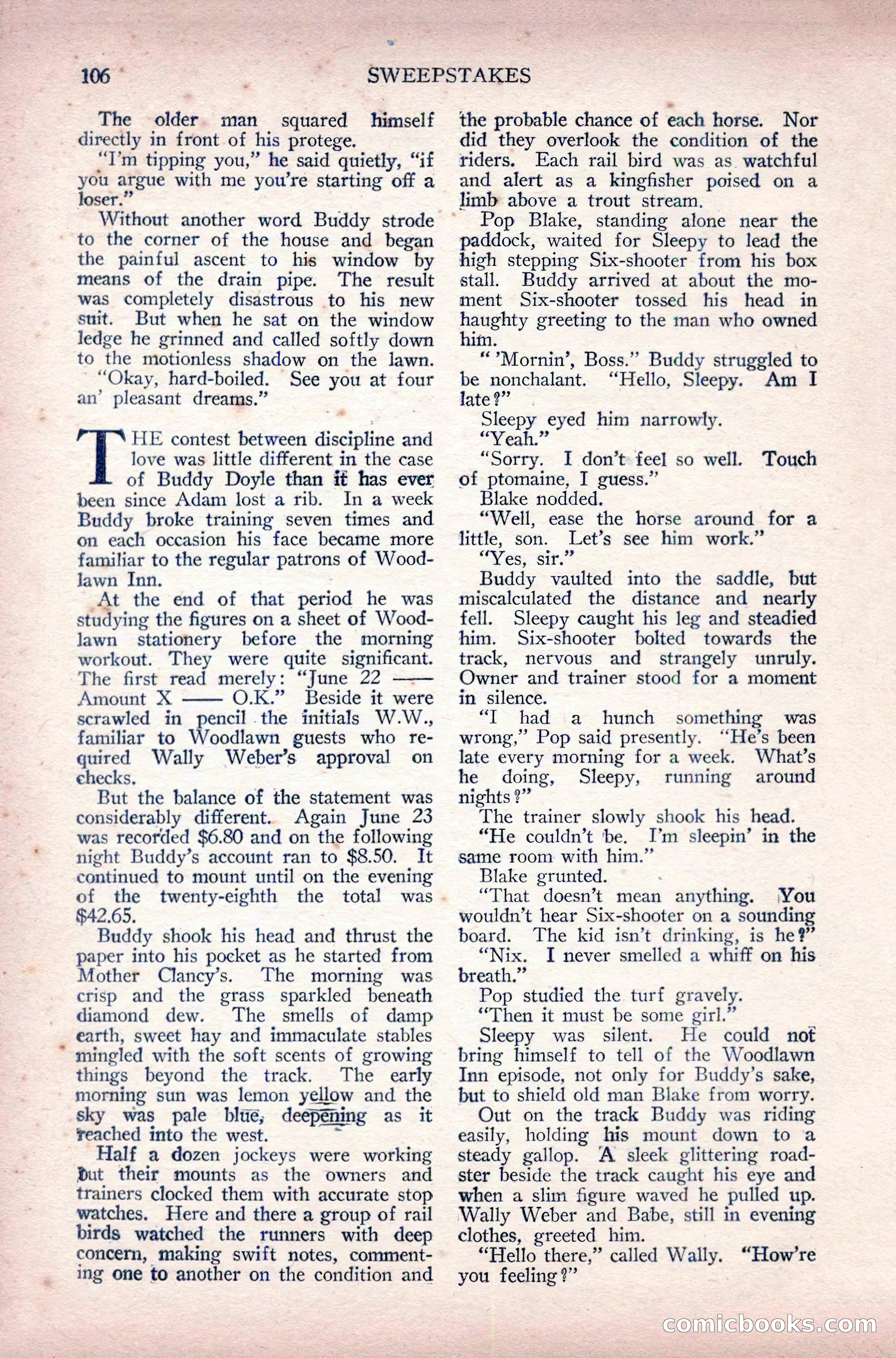 Complete Movie Novel Magazine, August 1931 — page 106 of 148