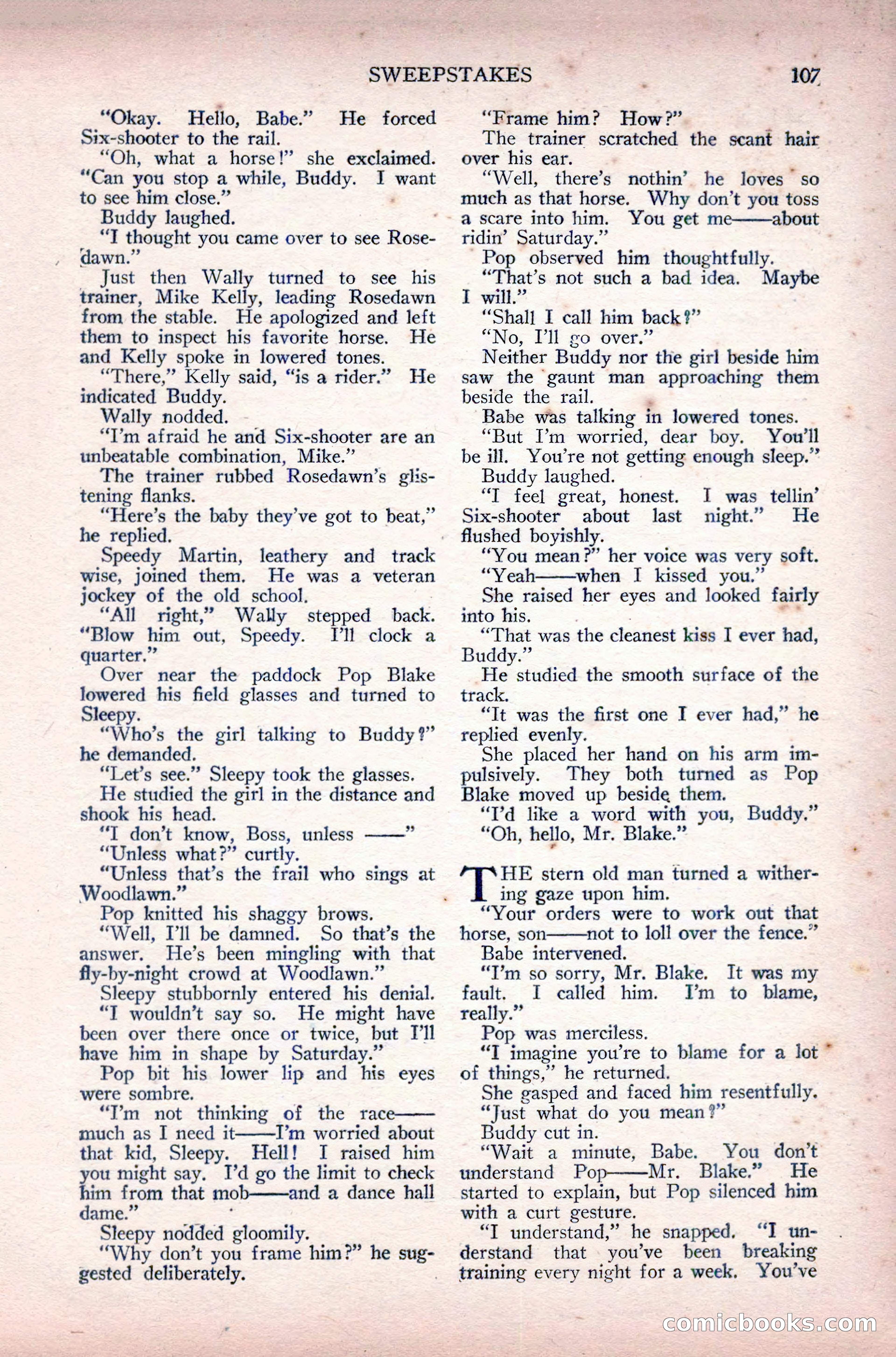 Complete Movie Novel Magazine, August 1931 — page 107 of 148