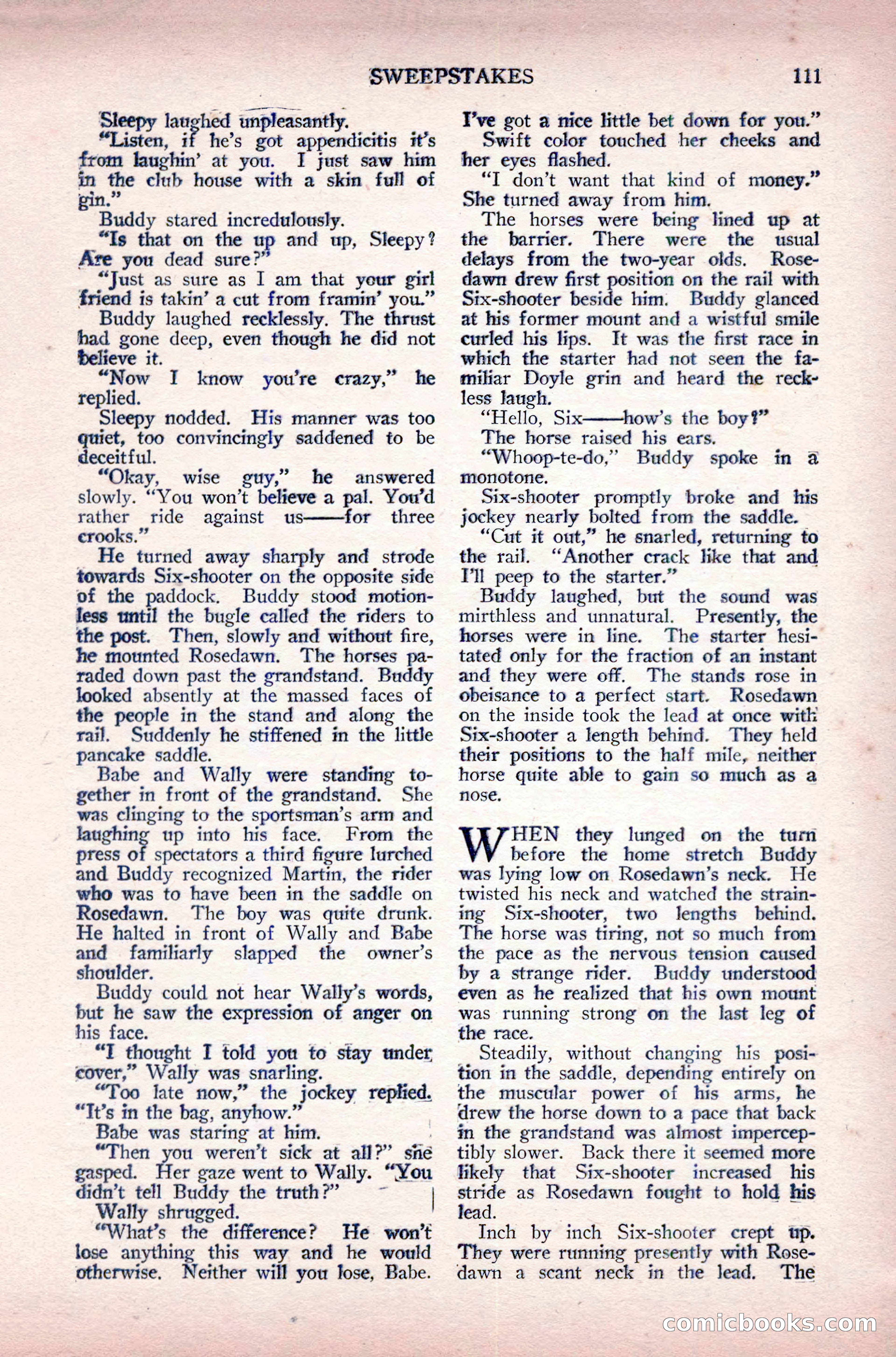 Complete Movie Novel Magazine, August 1931 — page 111 of 148